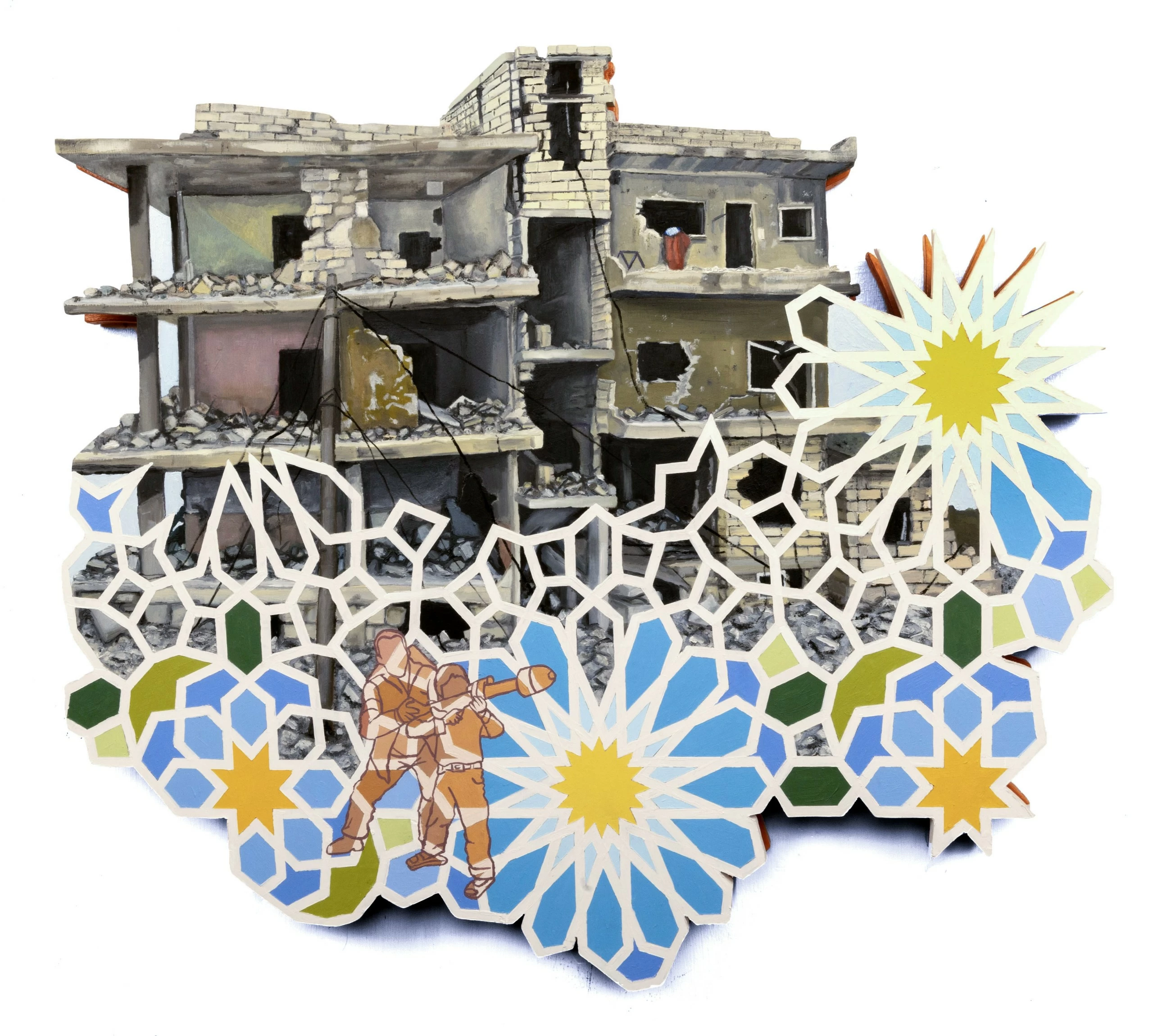 Fallen but standing: Artbooth presents David Najib Kasir at its NYC debut fair