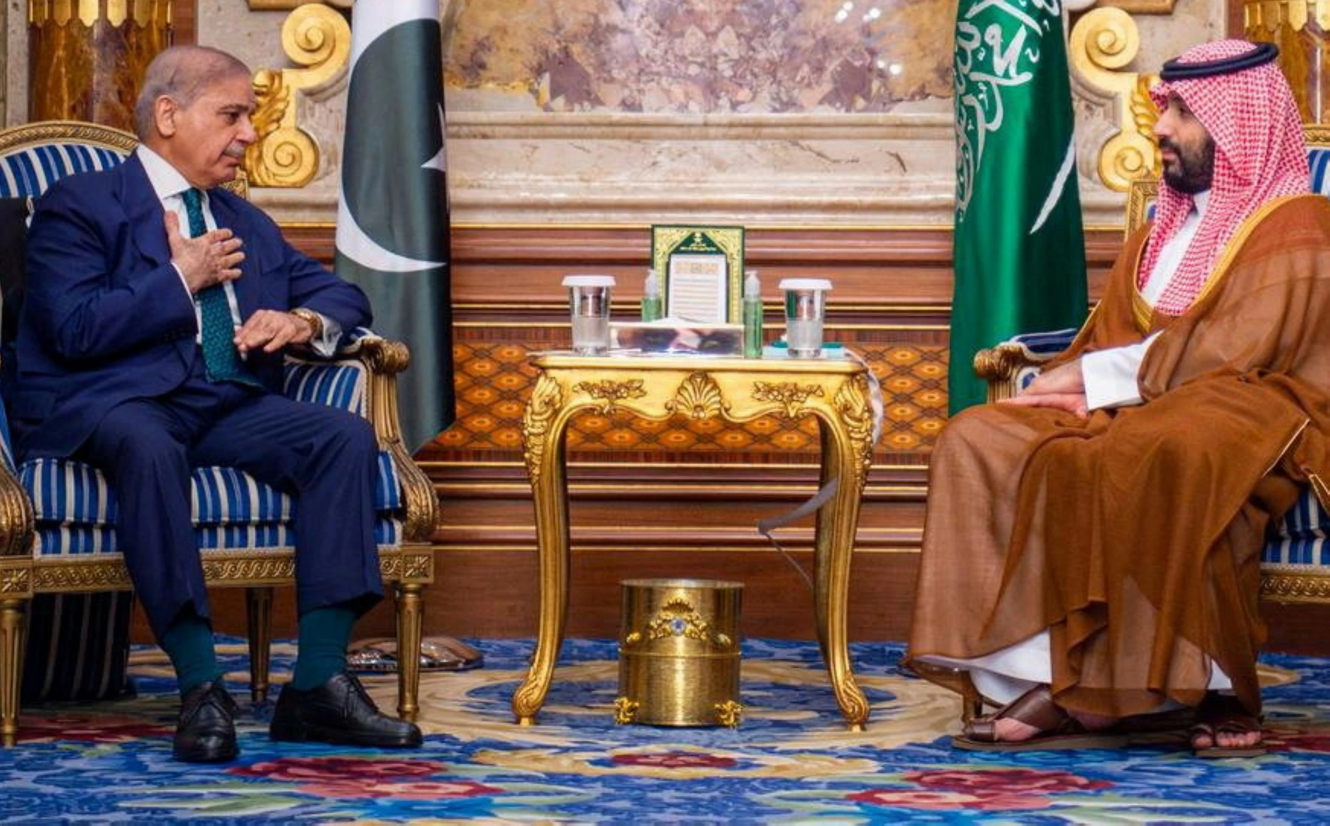 Pakistan's PM Shahbaz meets Saudi CP before possible second round of US-Iran peace talks