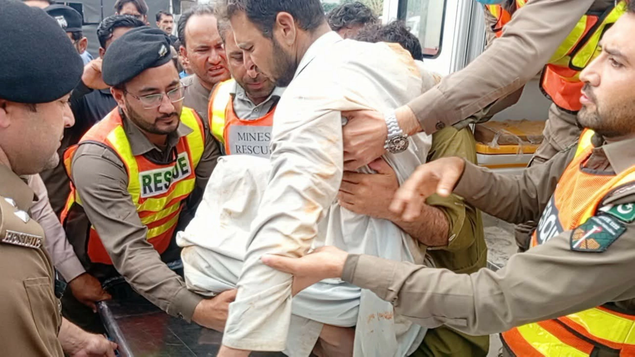 Pakistani man rescued alive 16 days after buried under debris of collapsed mine