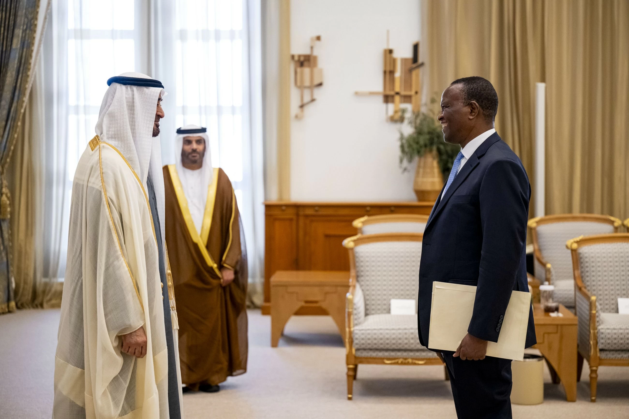 UAE President receives credentials of newly appointed ambassadors