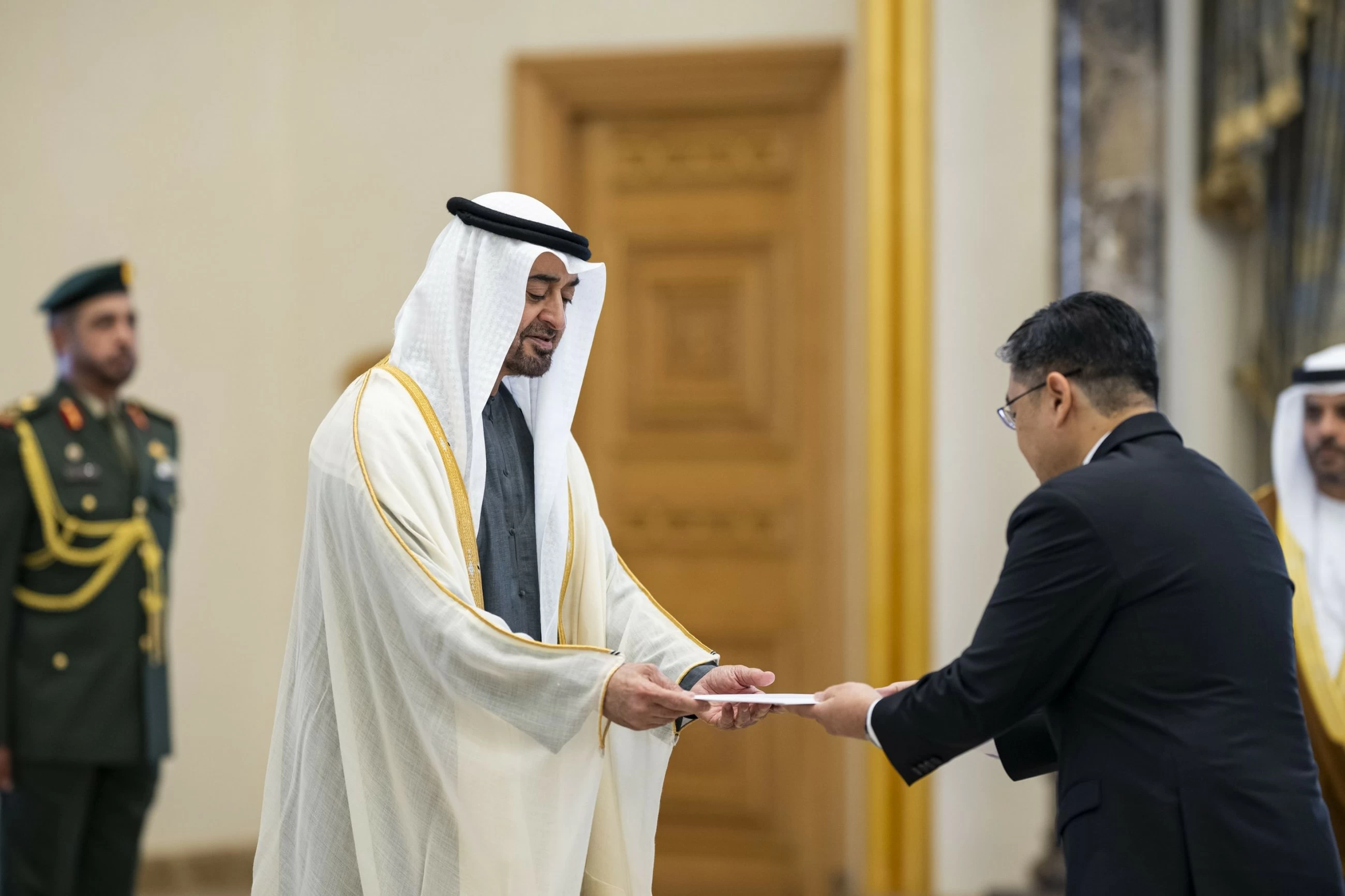 UAE President receives credentials of newly appointed ambassadors