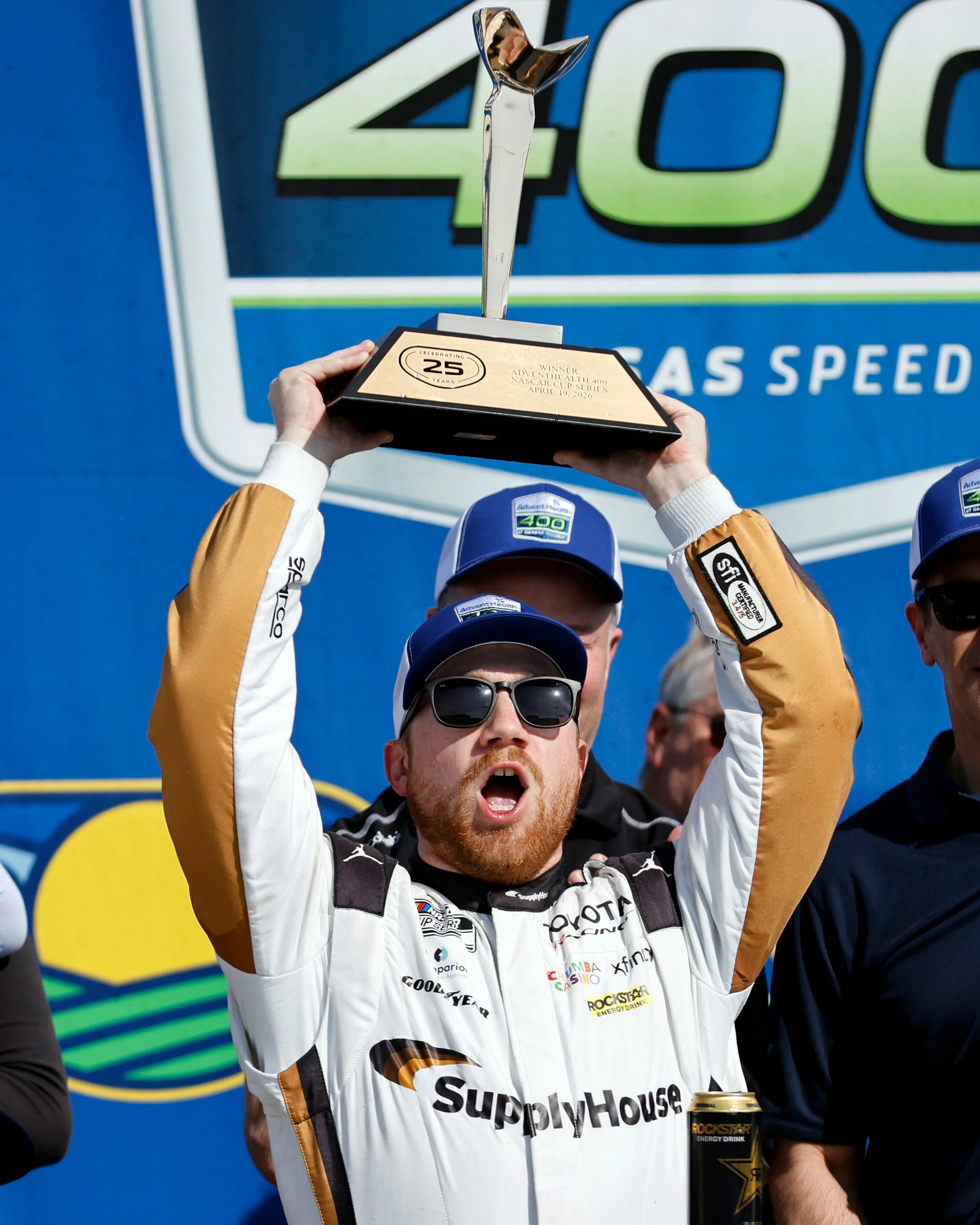 Tyler Reddick wins NASCAR Cup Series race at Kansas