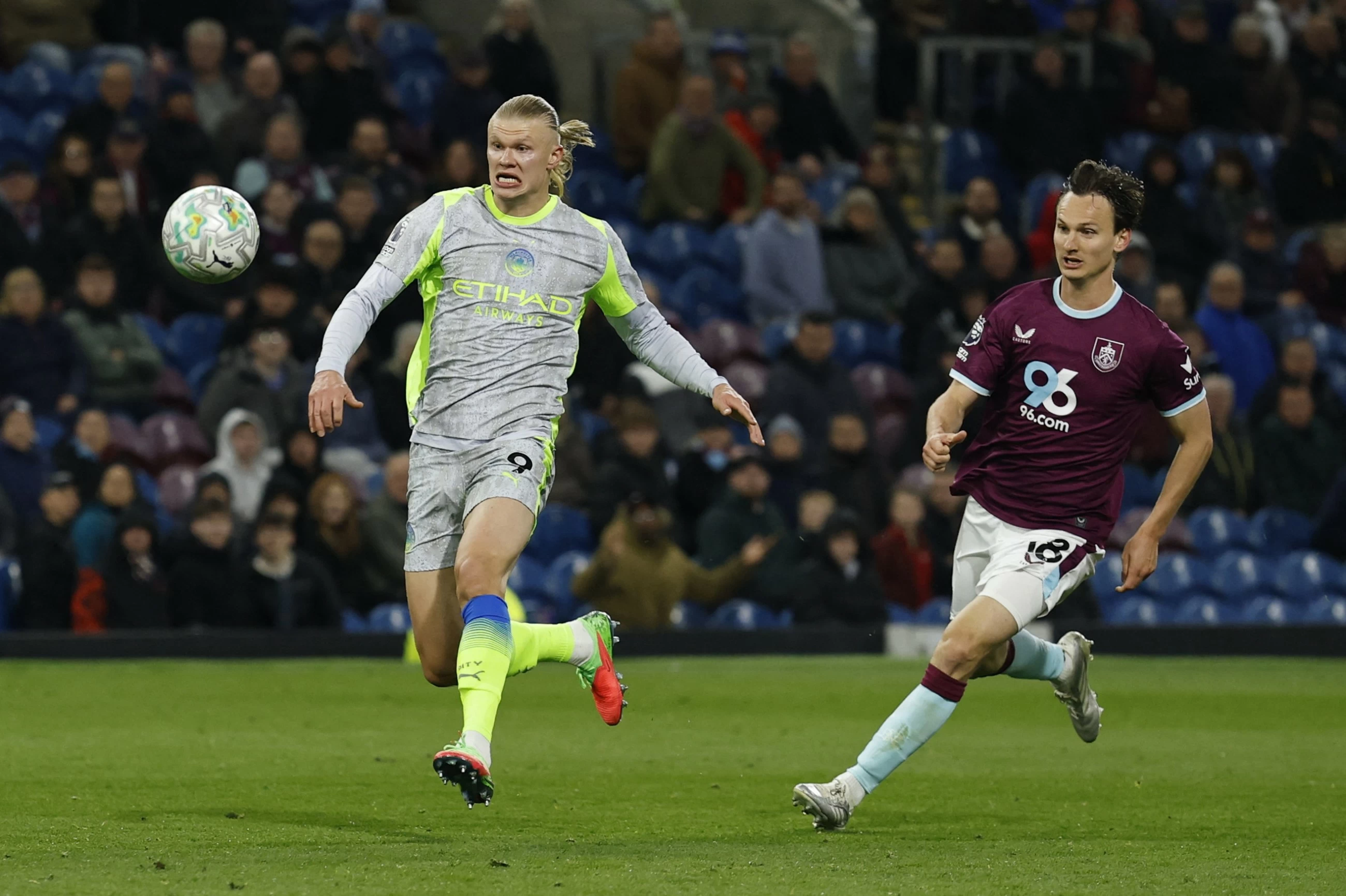 Manchester City go top of Premier League as Burnley relegated