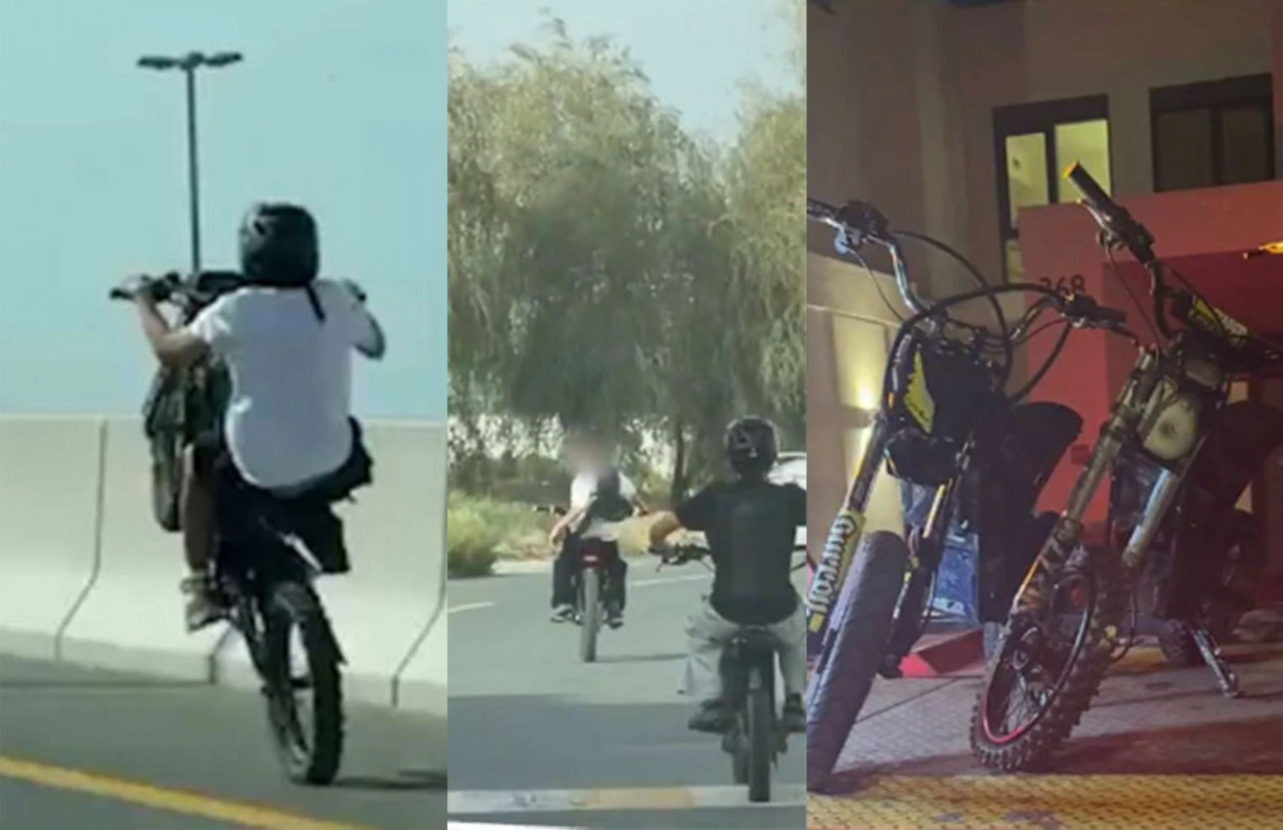 Dubai Police crack down on reckless bikers performing dangerous stunts