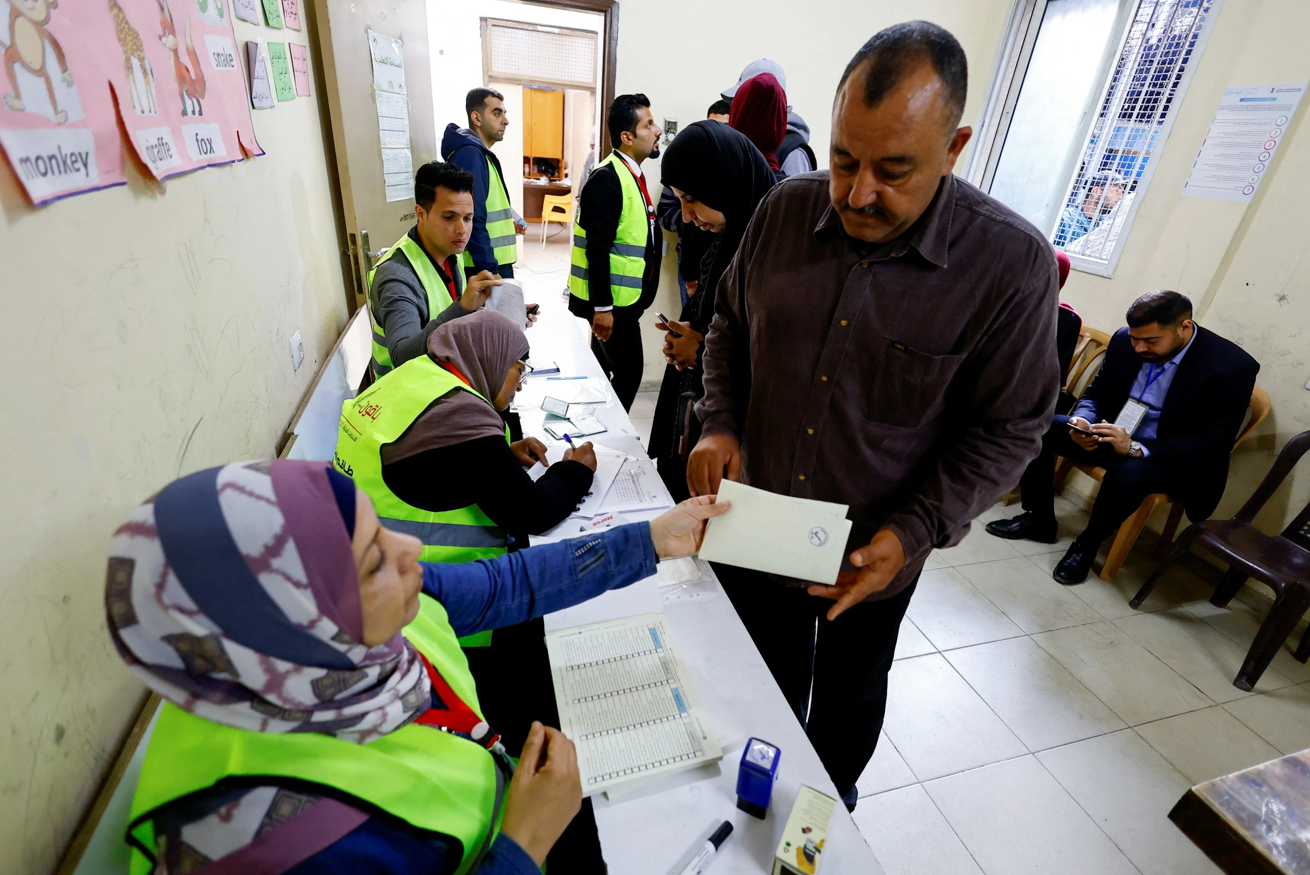 Palestinians vote in first elections since Gaza war
