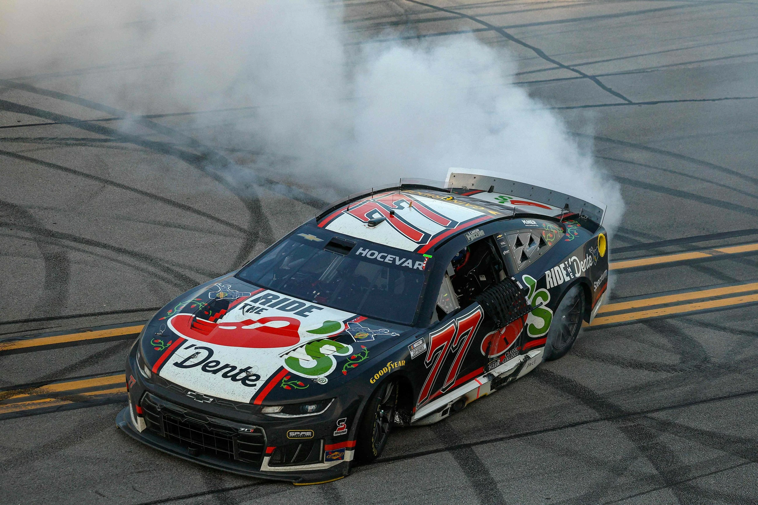 Carson Hocevar earns 1st NASCAR Cup victory