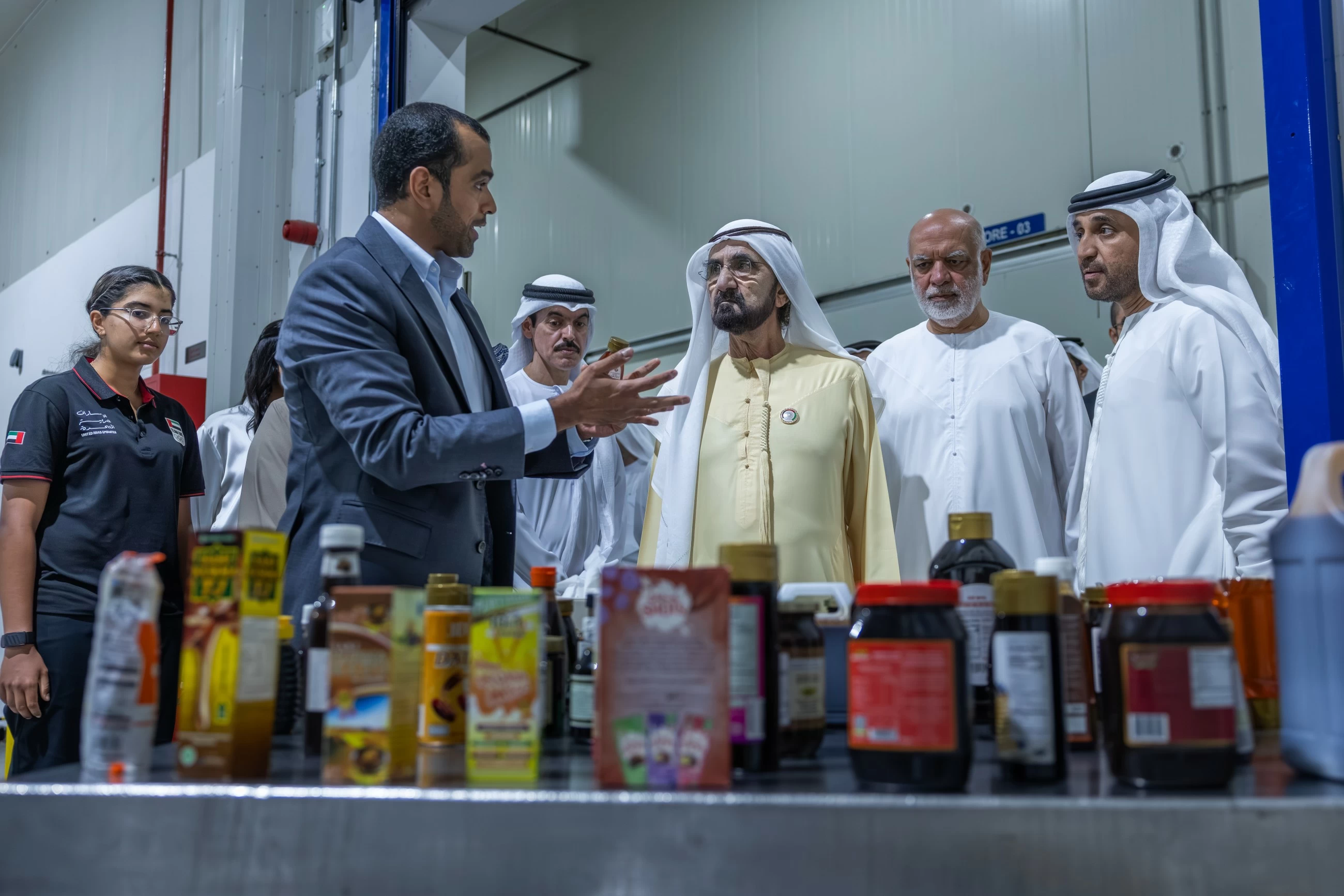 Sheikh Mohammed visits world’s largest privately owned dates factory