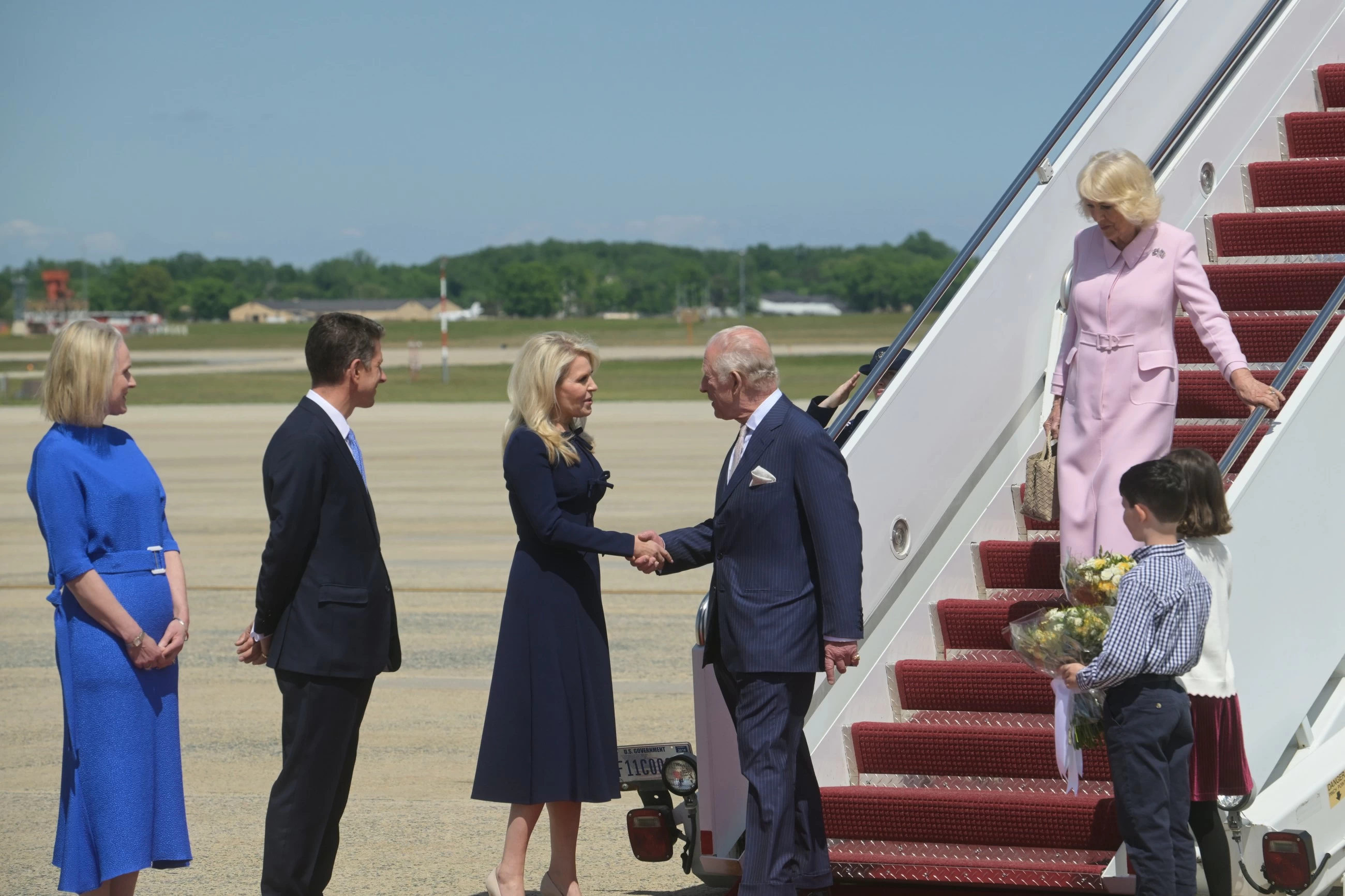 Britain's King Charles arrives in US to shore up Trump ties