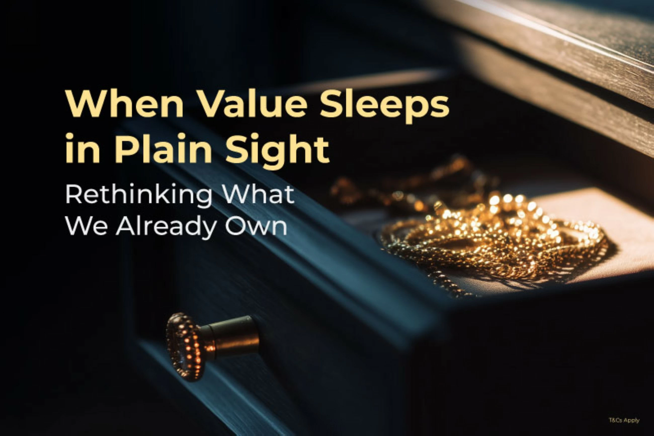 When Value Sleeps in Plain Sight: Rethinking what we already own