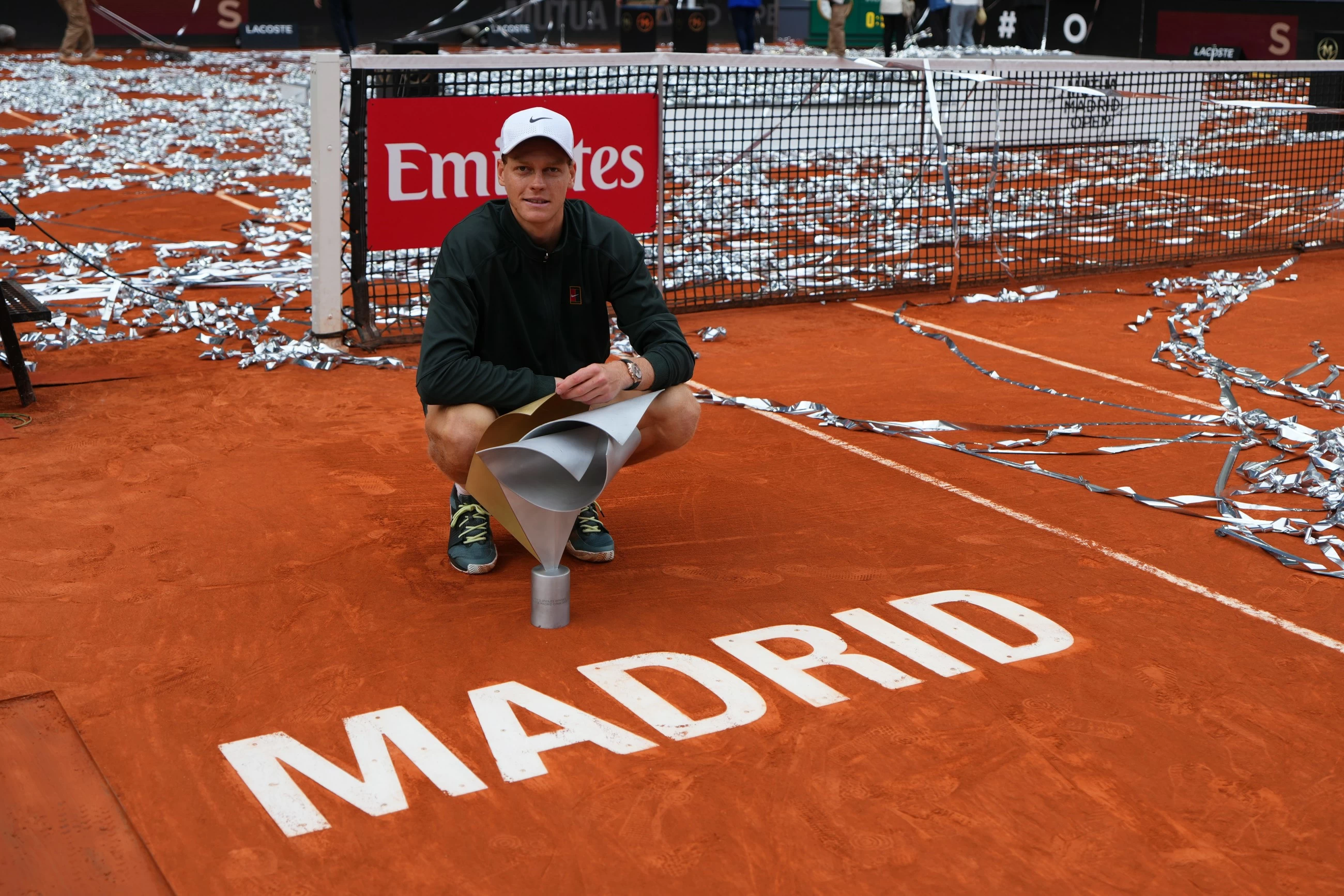 Sinner wins Madrid Open, sets Masters title record