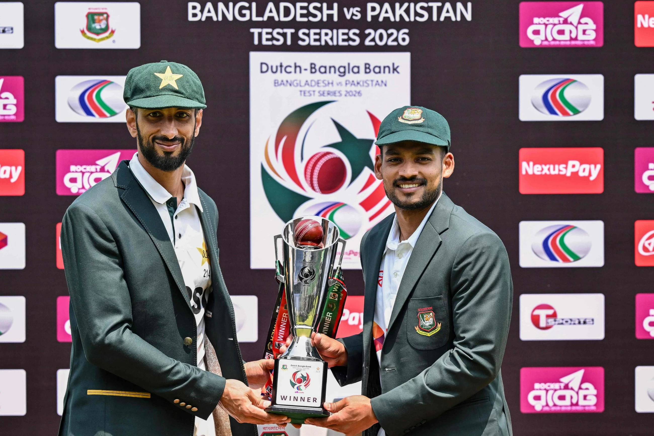 Shanto hits century as Bangladesh reach 301-4 at stumps on 1st day of opening Test against Pakistan