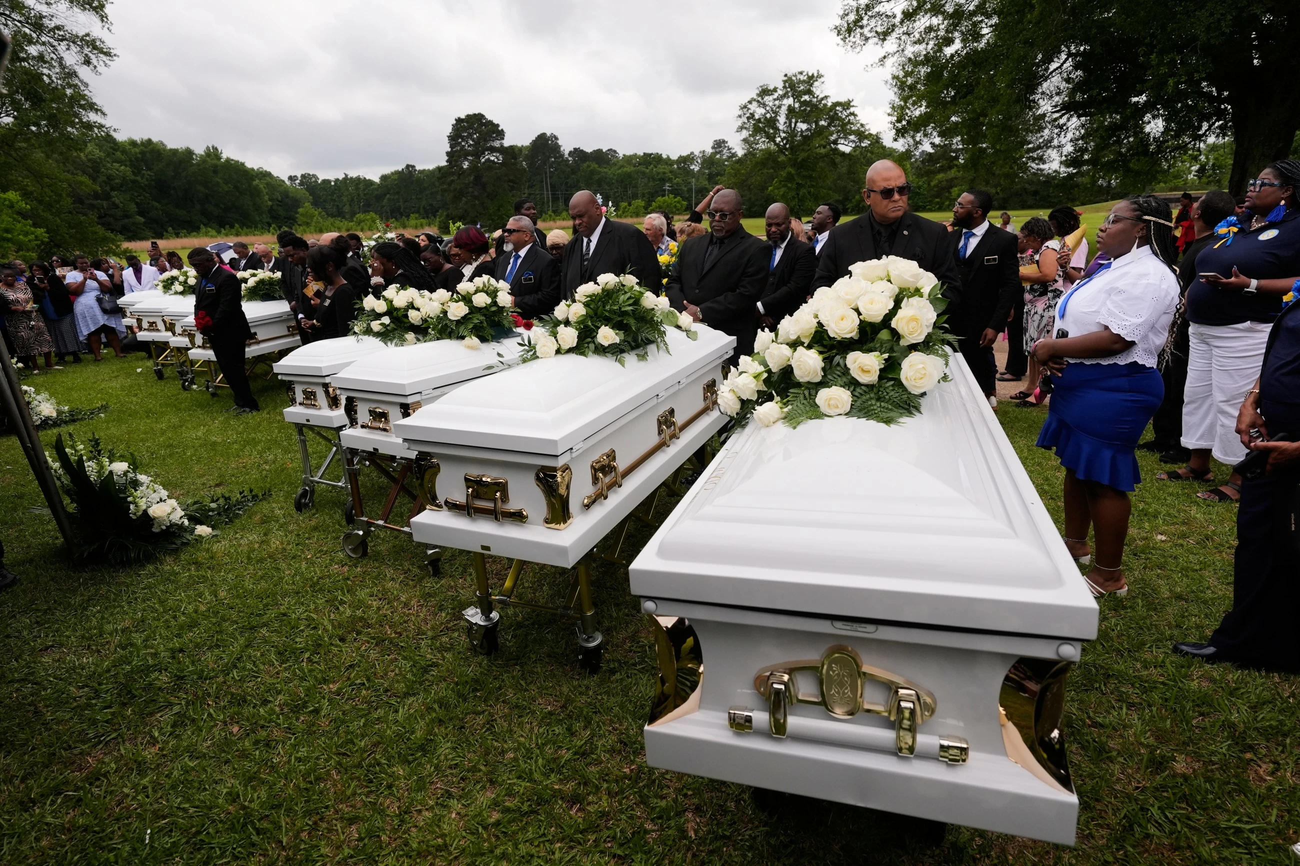 Funeral held for 8 children killed in Louisiana shooting