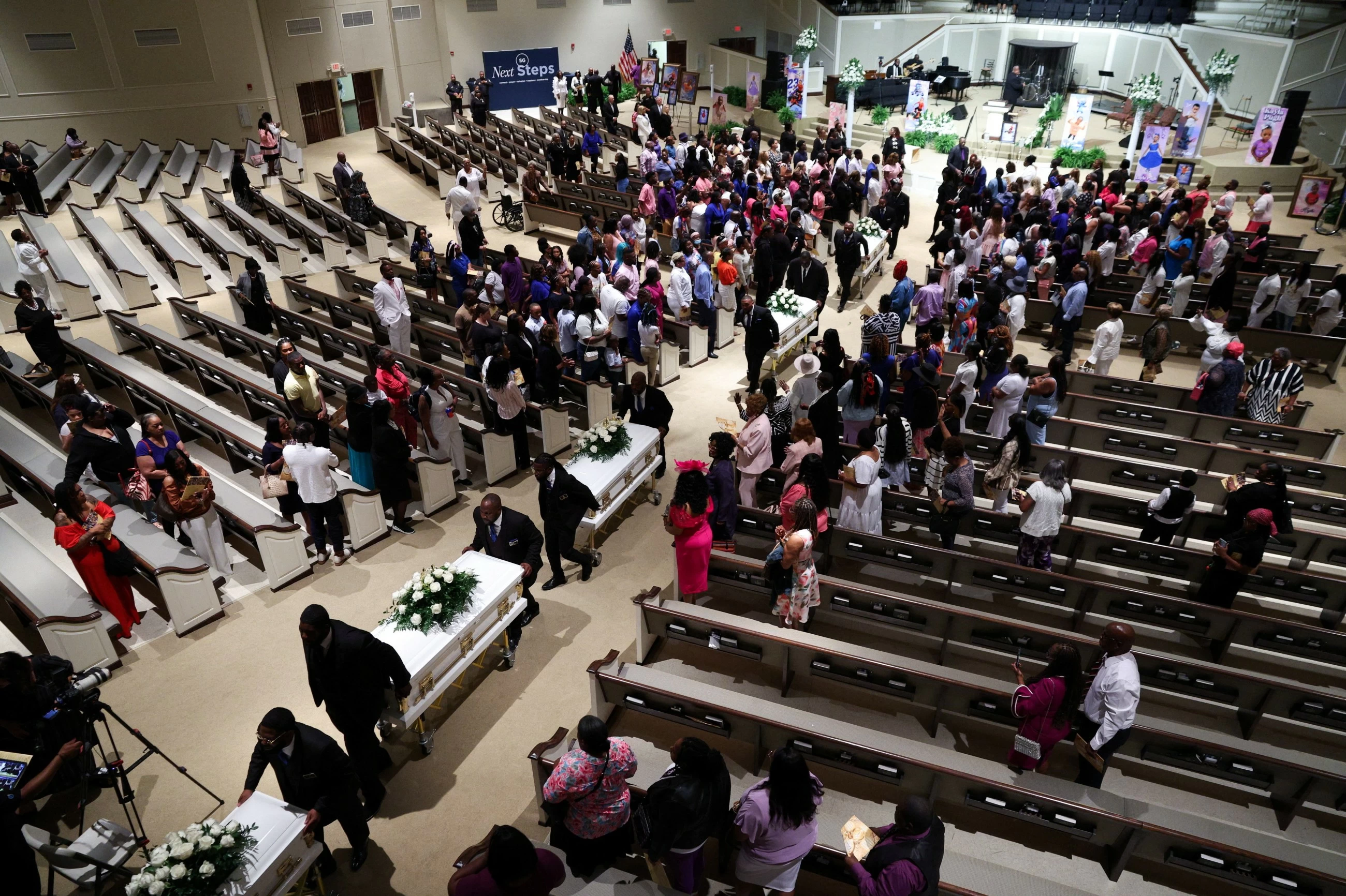 Funeral held for 8 children killed in Louisiana shooting