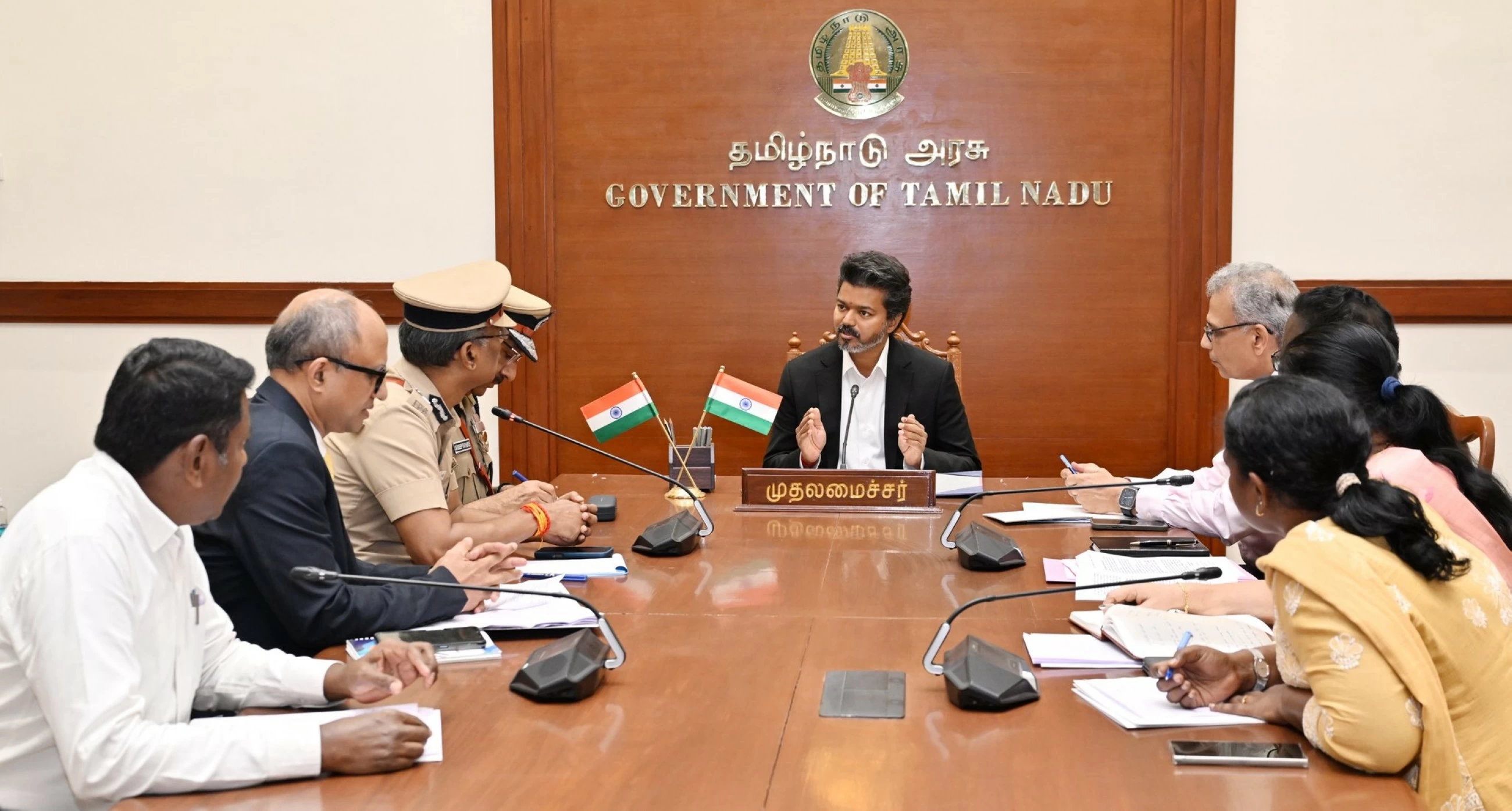 South Indian film superstar sworn in as Tamil Nadu chief minister