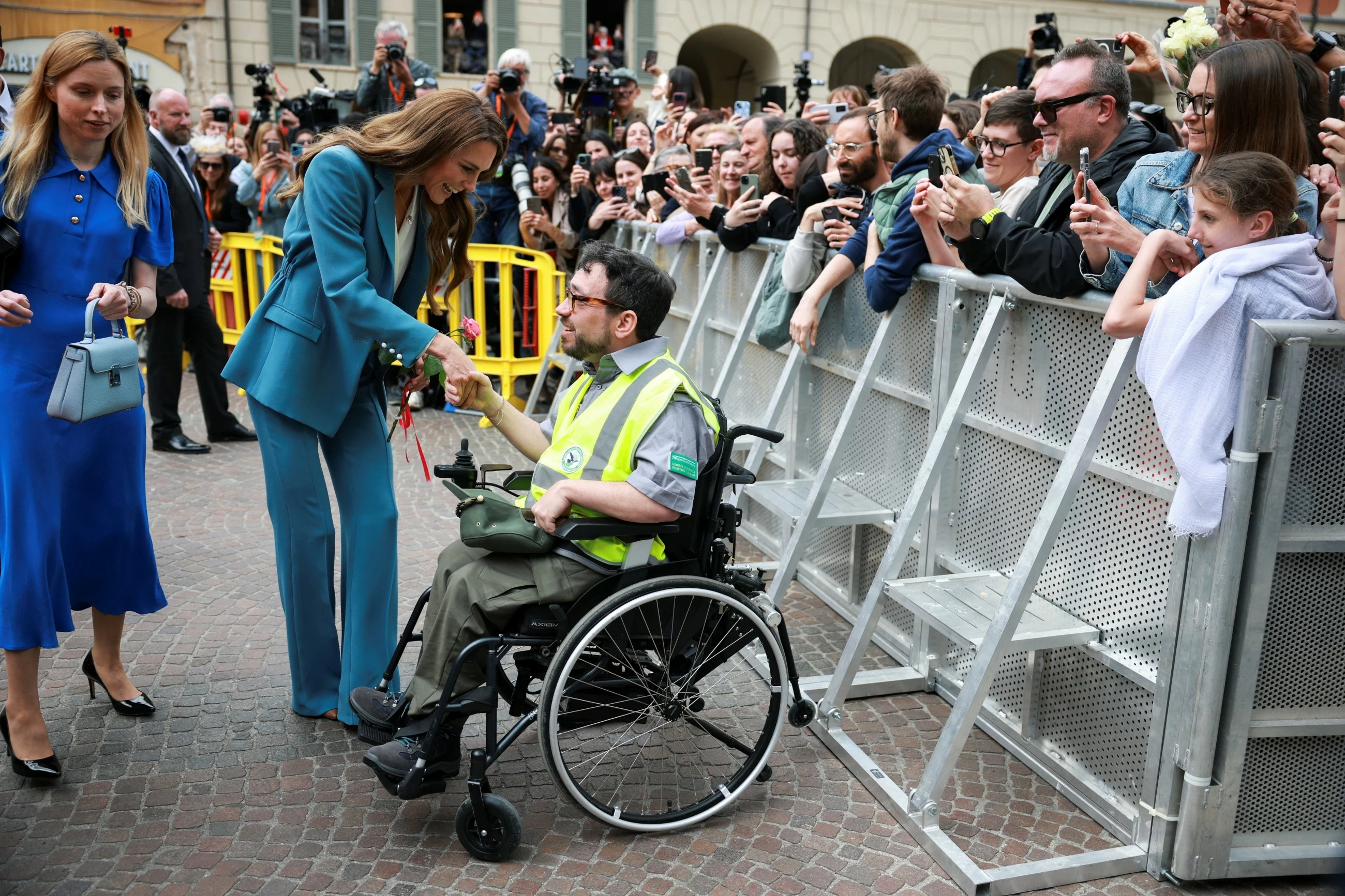 Britain's Princess Catherine on first official foreign trip since cancer diagnosis