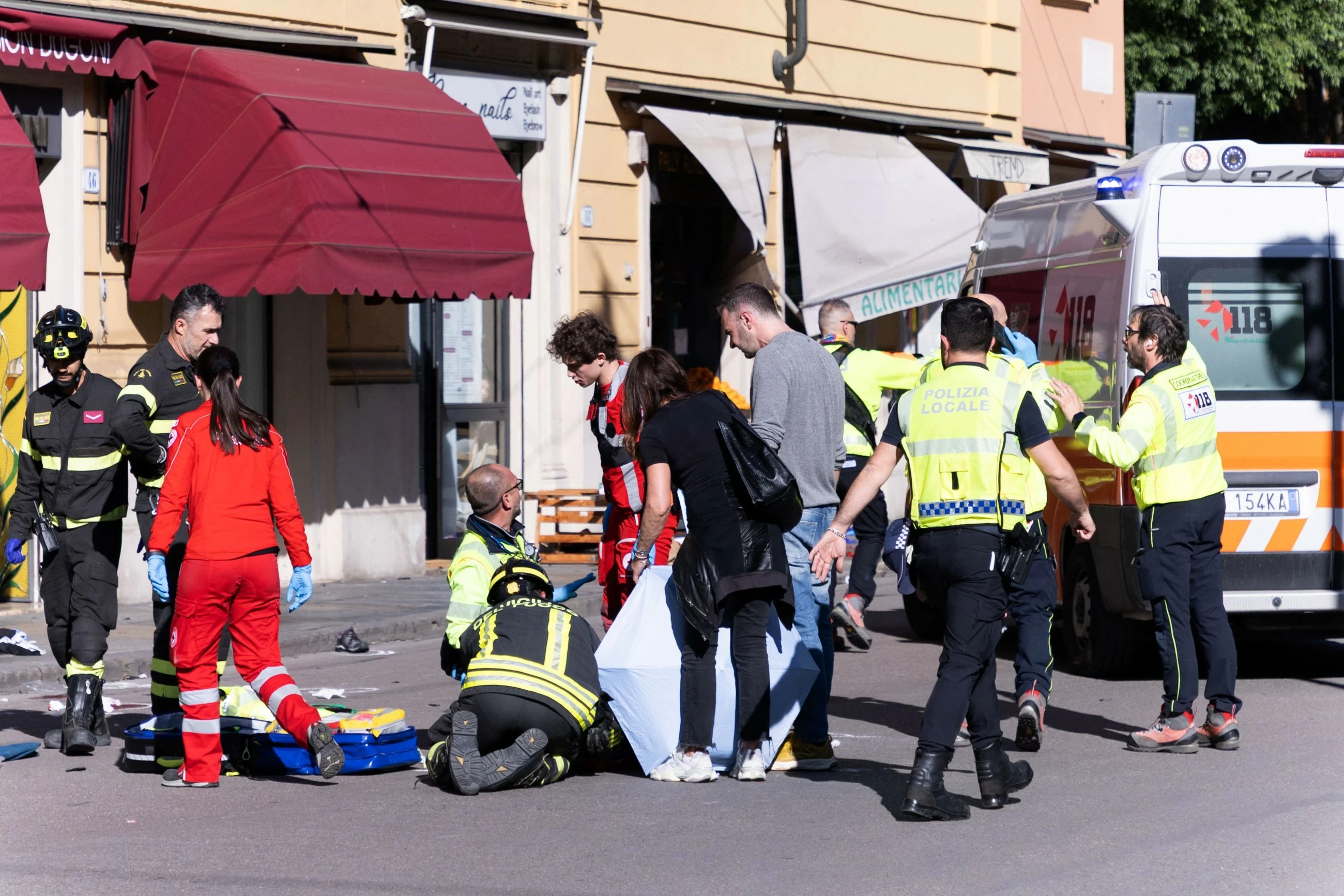 Eight injured as driver in Italian city runs over pedestrians