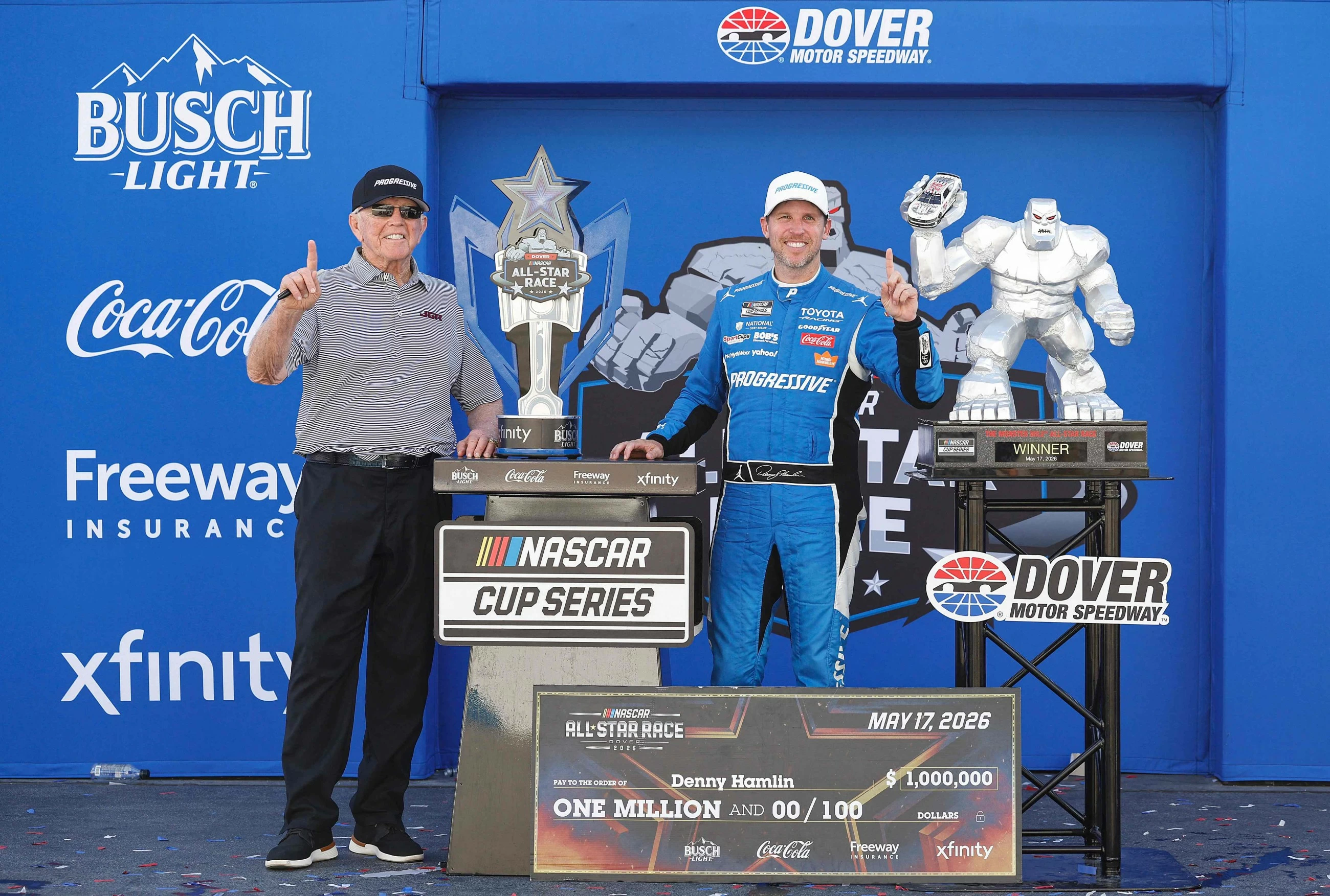 Denny Hamlin wins Dover NASCAR All-Star Race