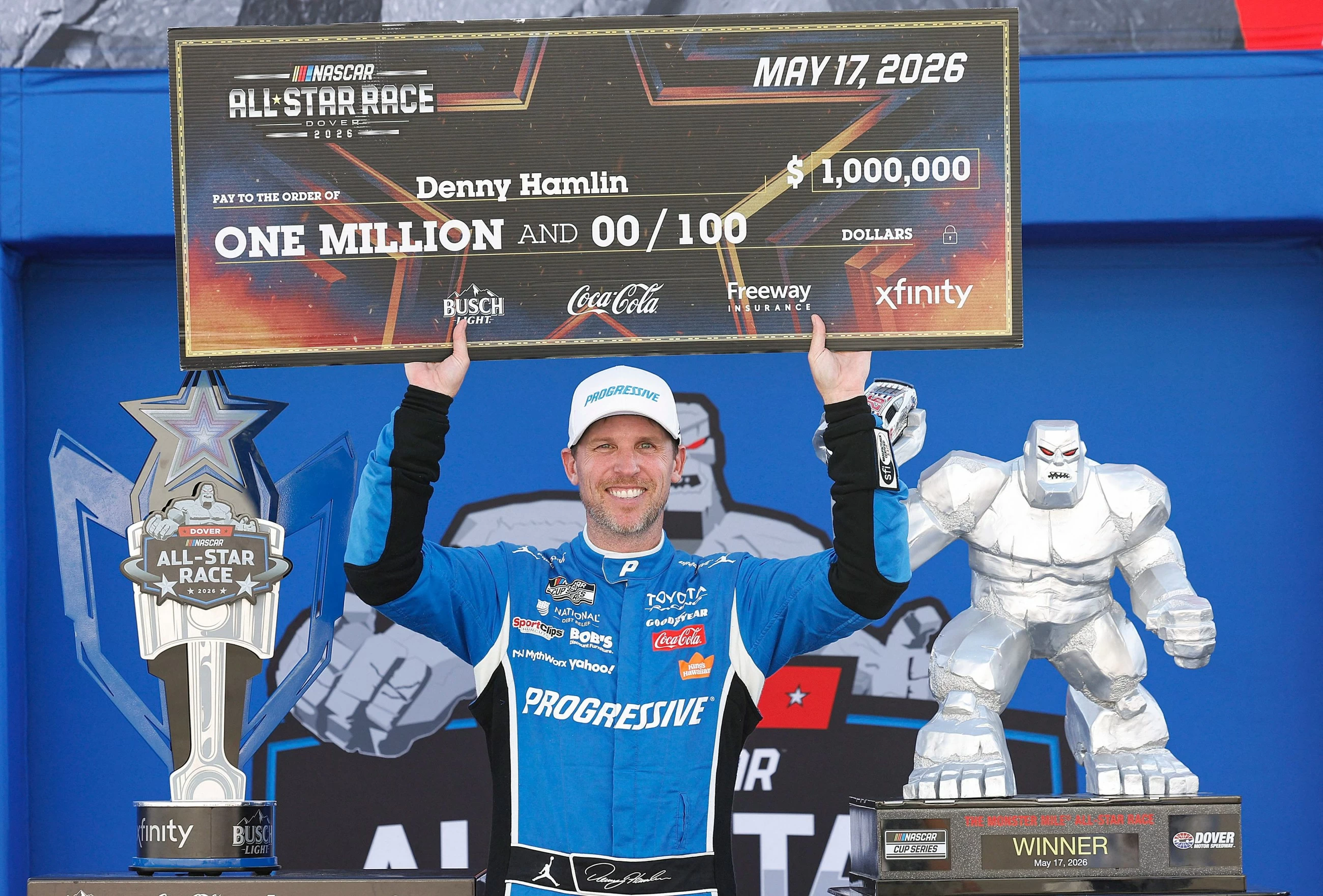 Denny Hamlin wins Dover NASCAR All-Star Race