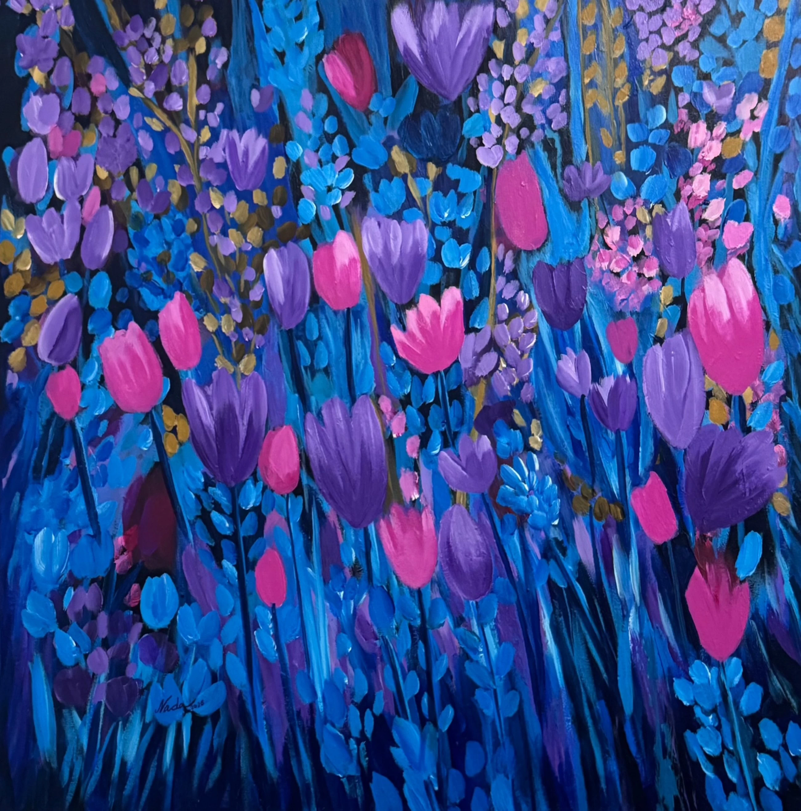 Palette of flowers: Nada Al Barazi hosts &lsquo;Gardens&rsquo; solo exhibition at Intent Gallery