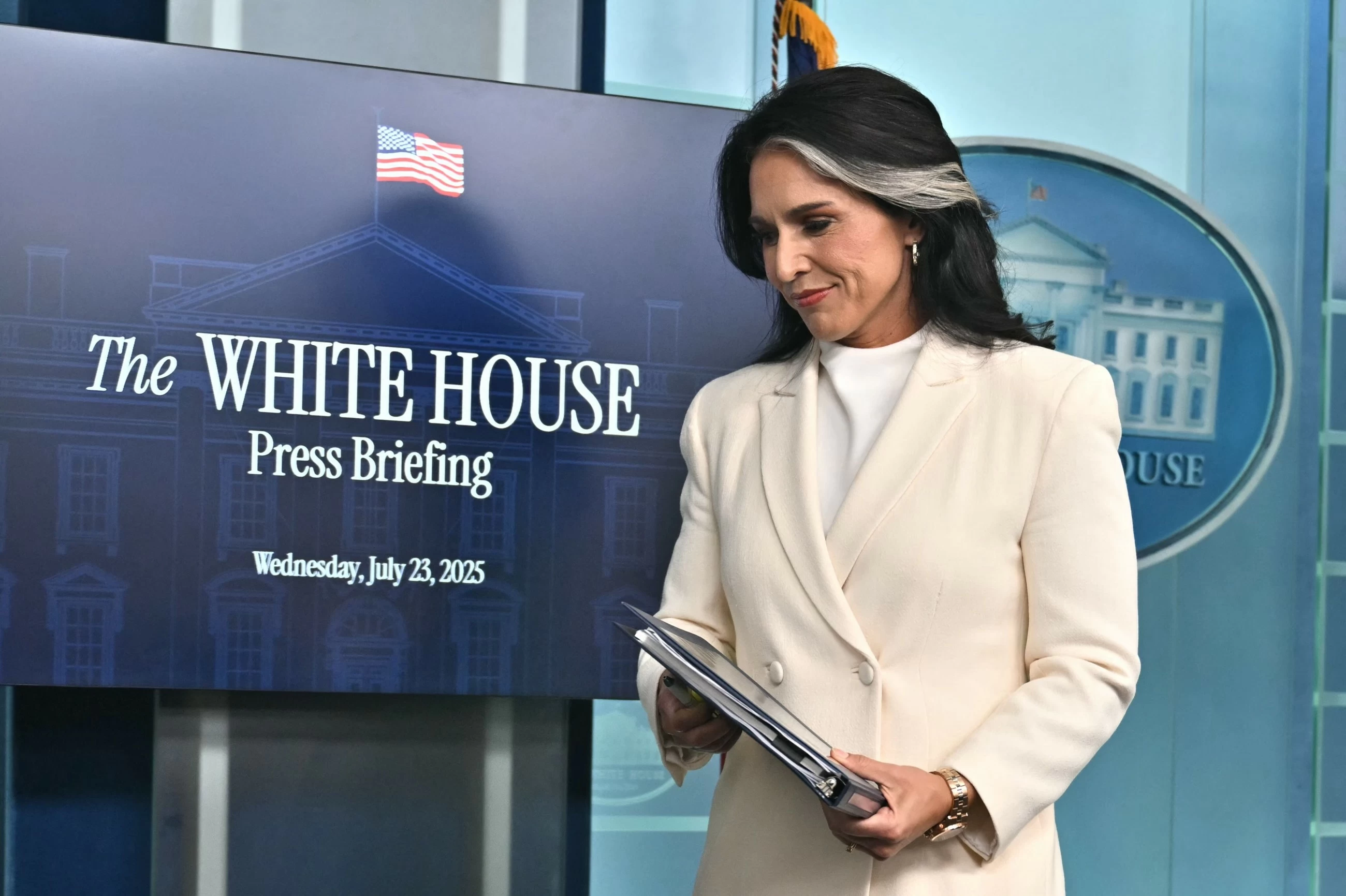 Gabbard resigns as Trump's national intelligence director, citing husband's health