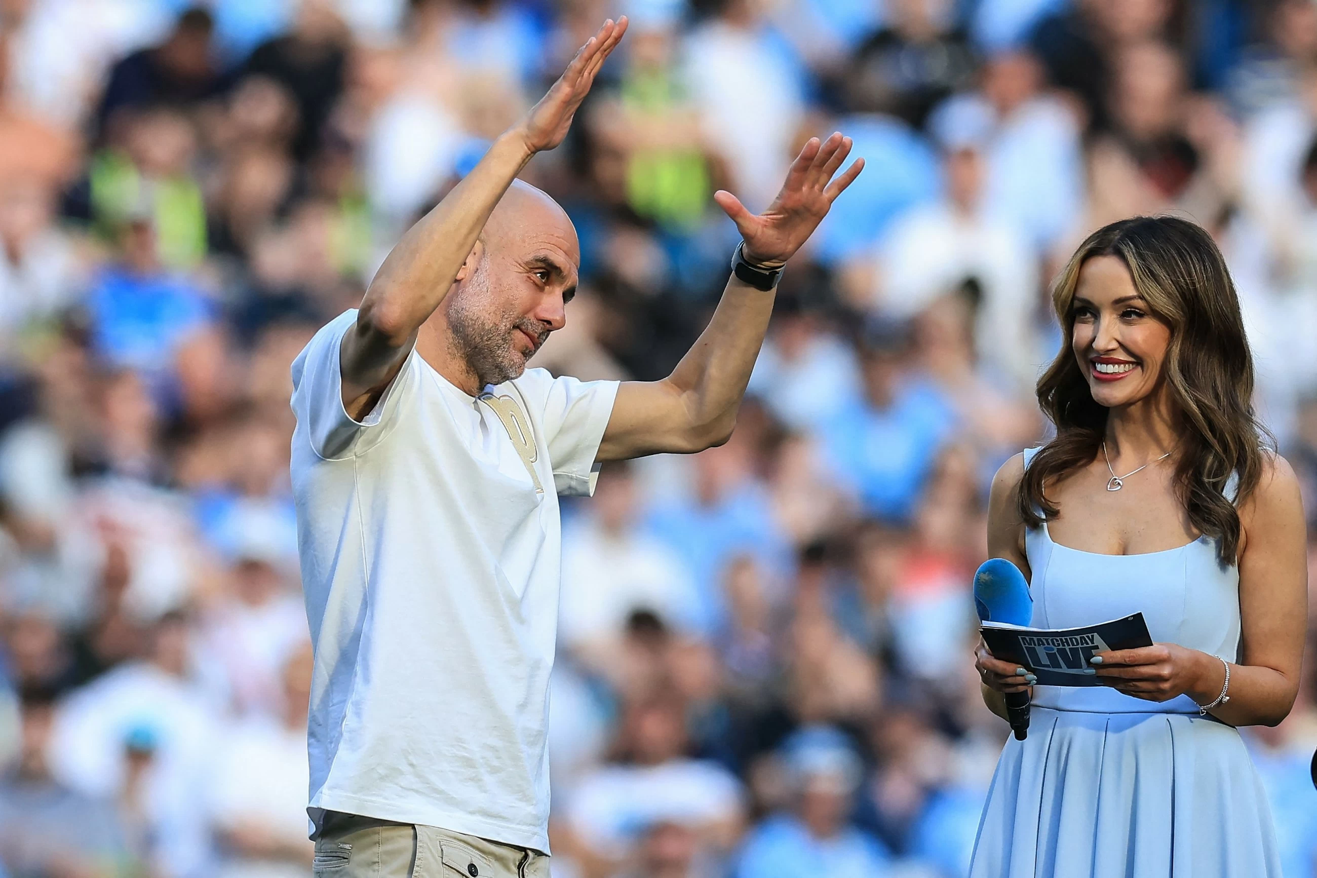 Pep Guardiola bids tearful farewell to Manchester City after 20-trophy decade of glory