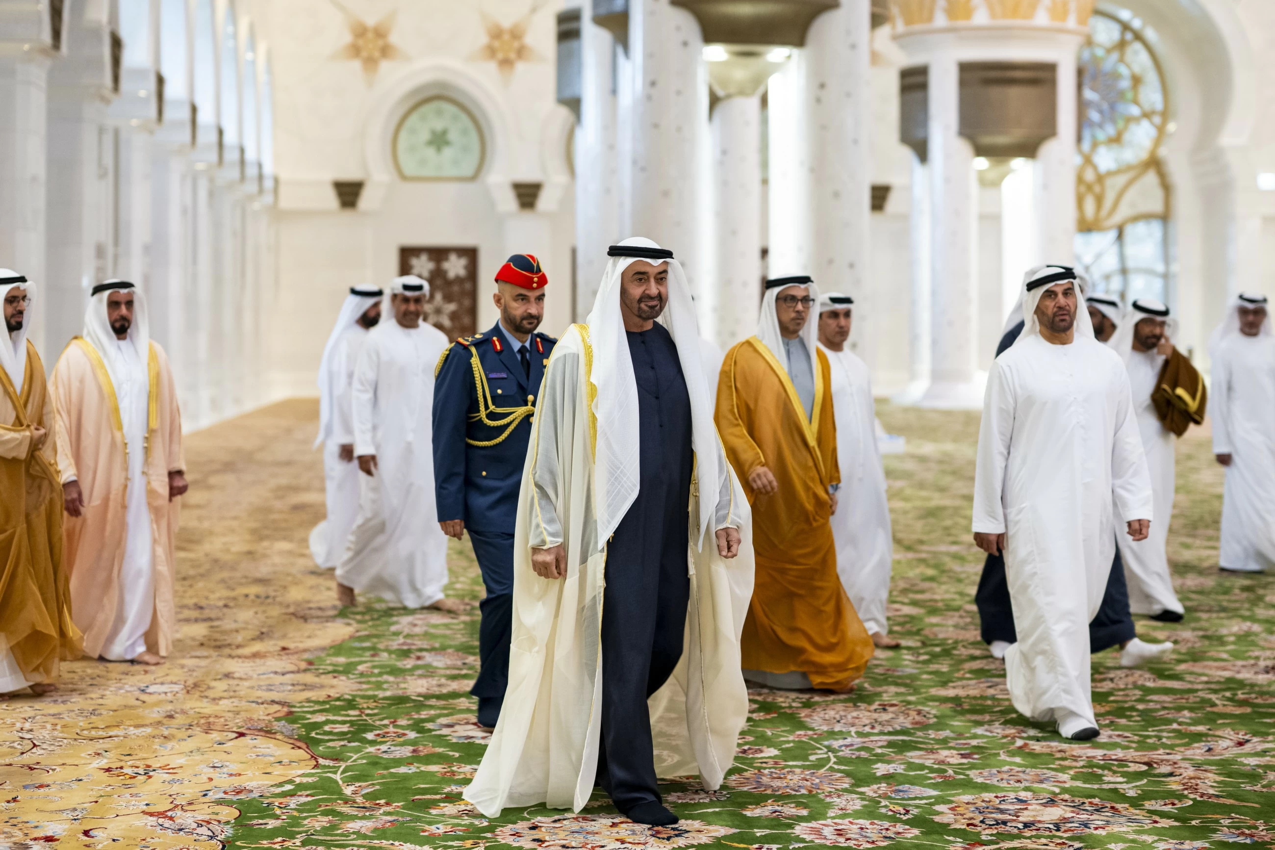 UAE President performs Eid prayer at Sheikh Zayed Grand Mosque