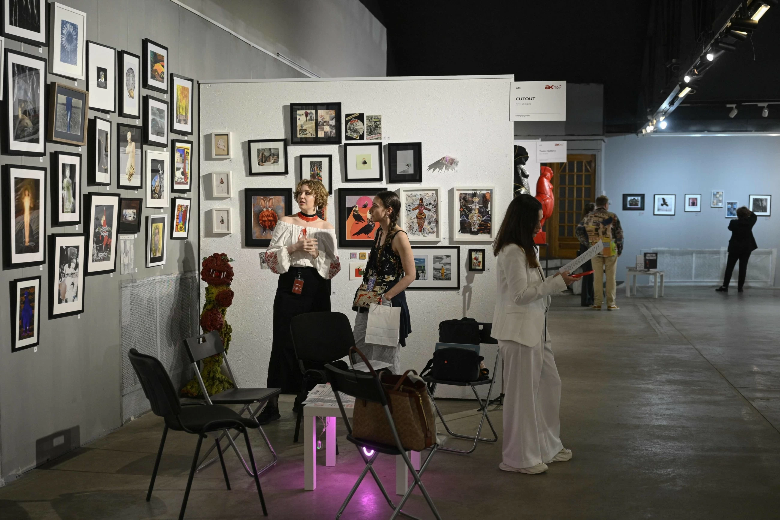 Ukrainians seek cultural escape from war’s brutality, find comfort at art fair