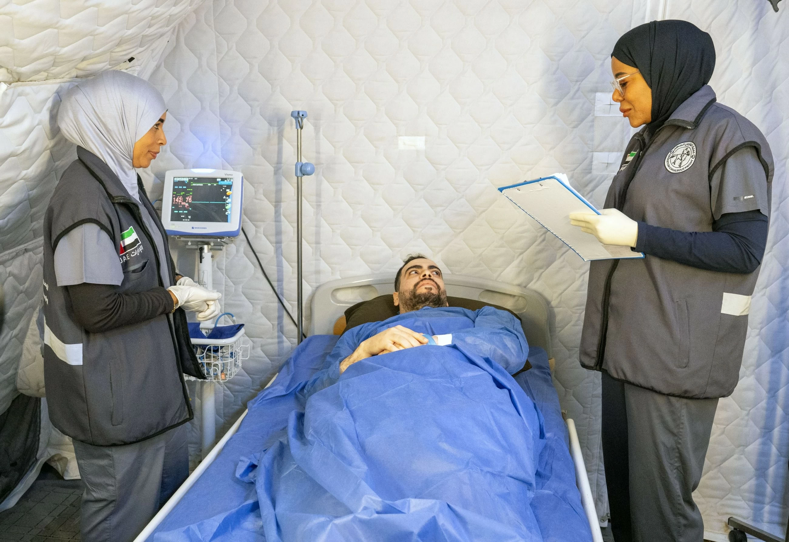 UAE Floating Hospital in Al Arish performs advanced surgery on critically ill Gazan