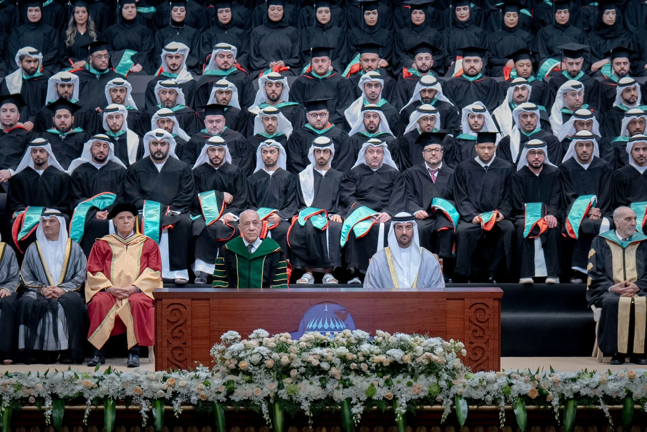 Sultan Bin Ahmed attends University of Sharjah graduation ceremony