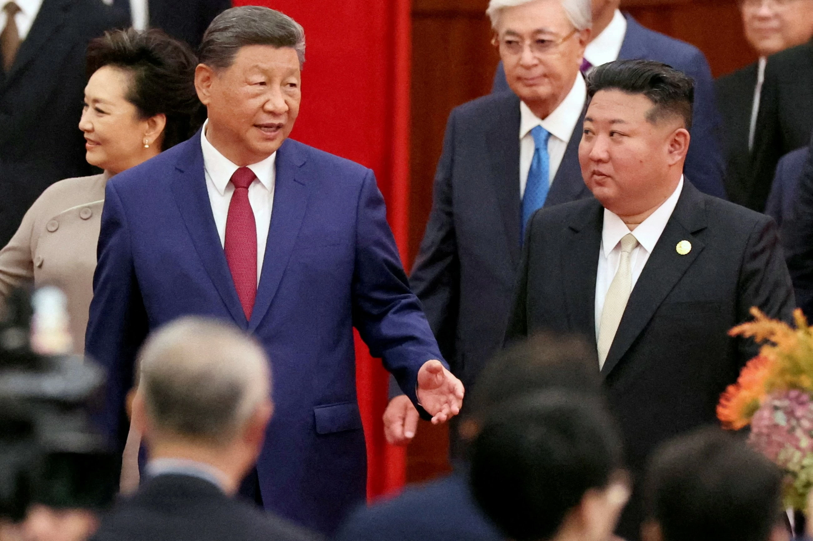China's Xi in North Korea for rare visit