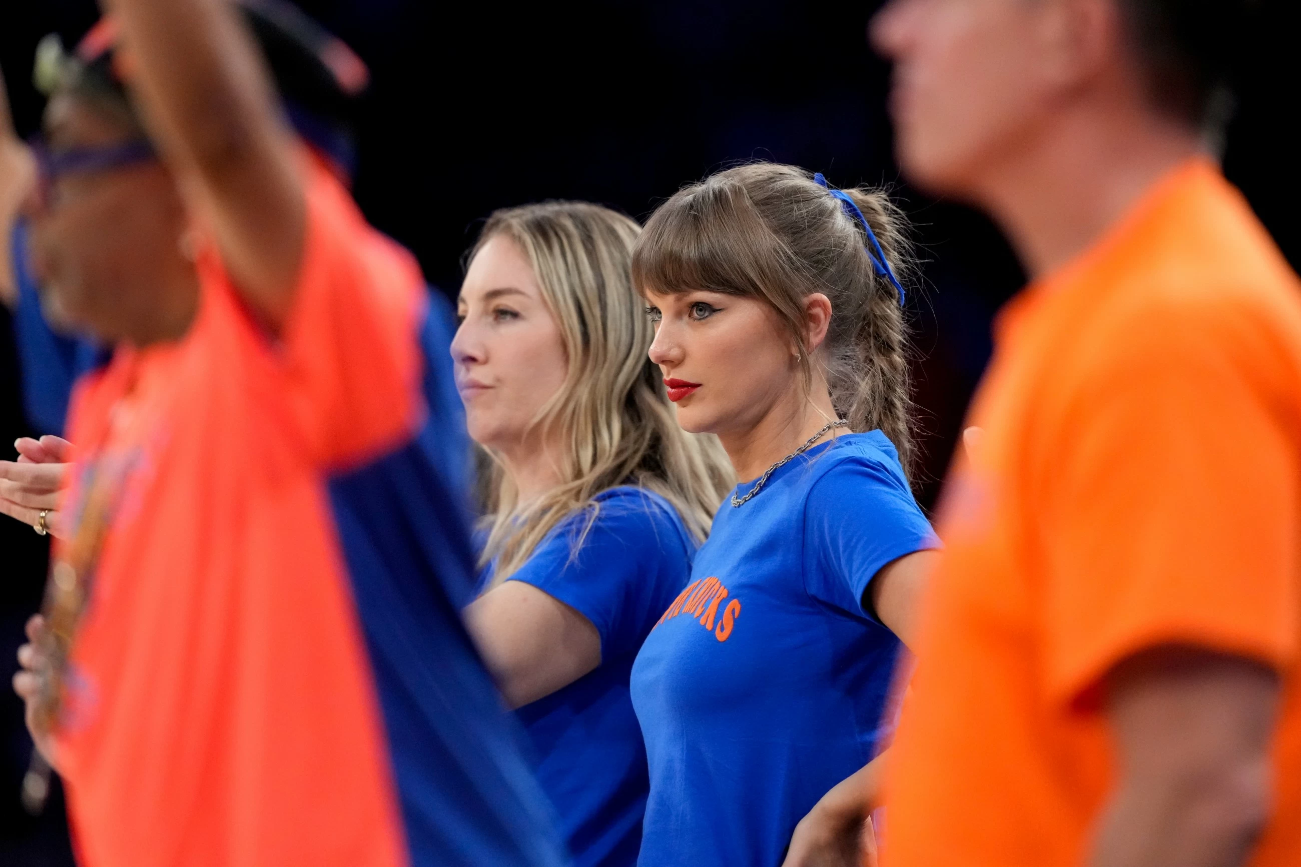 Taylor Swift attends NBA Finals
