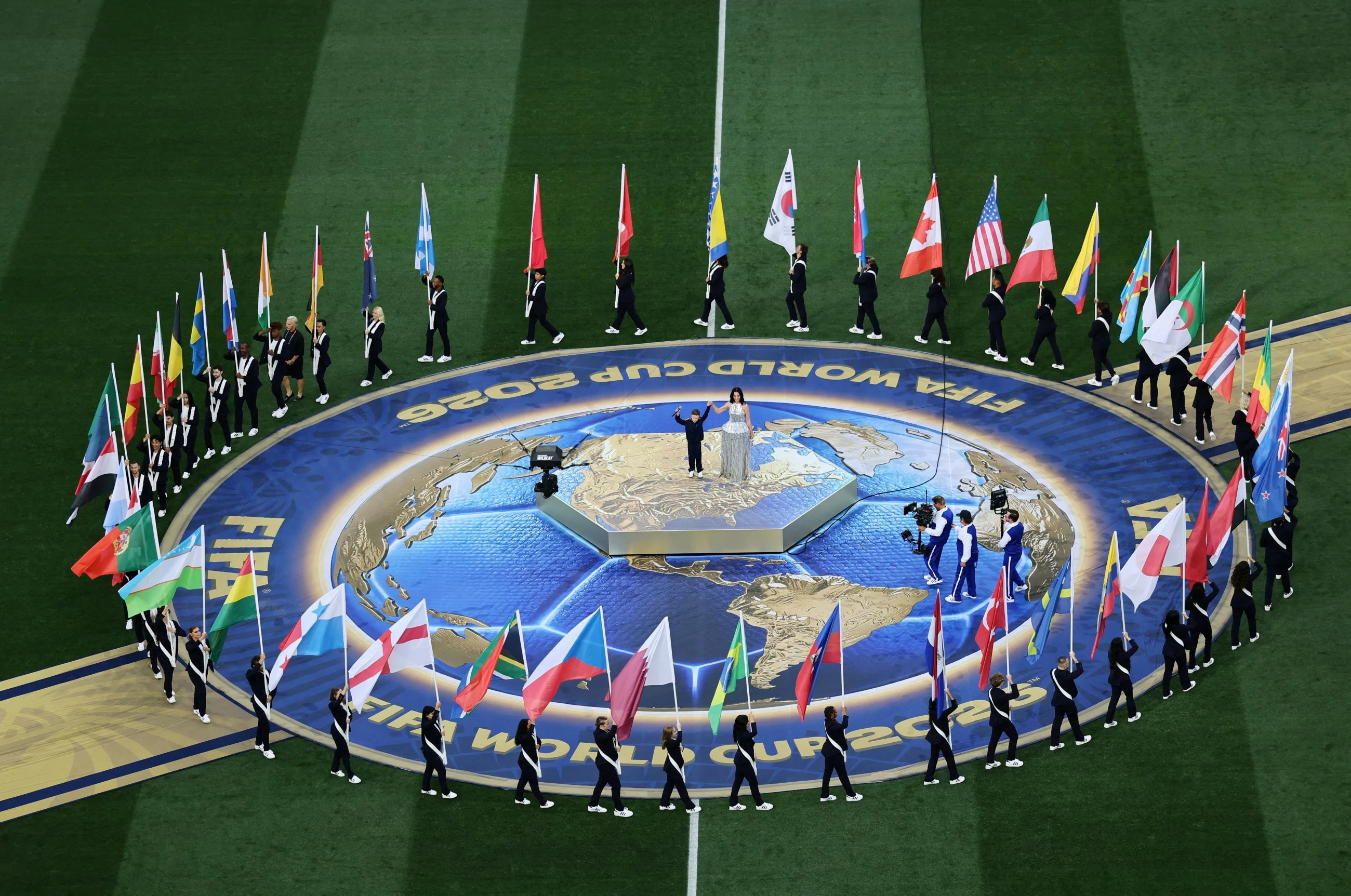 World Cup begins in USA with Hollywood-style opening ceremony
