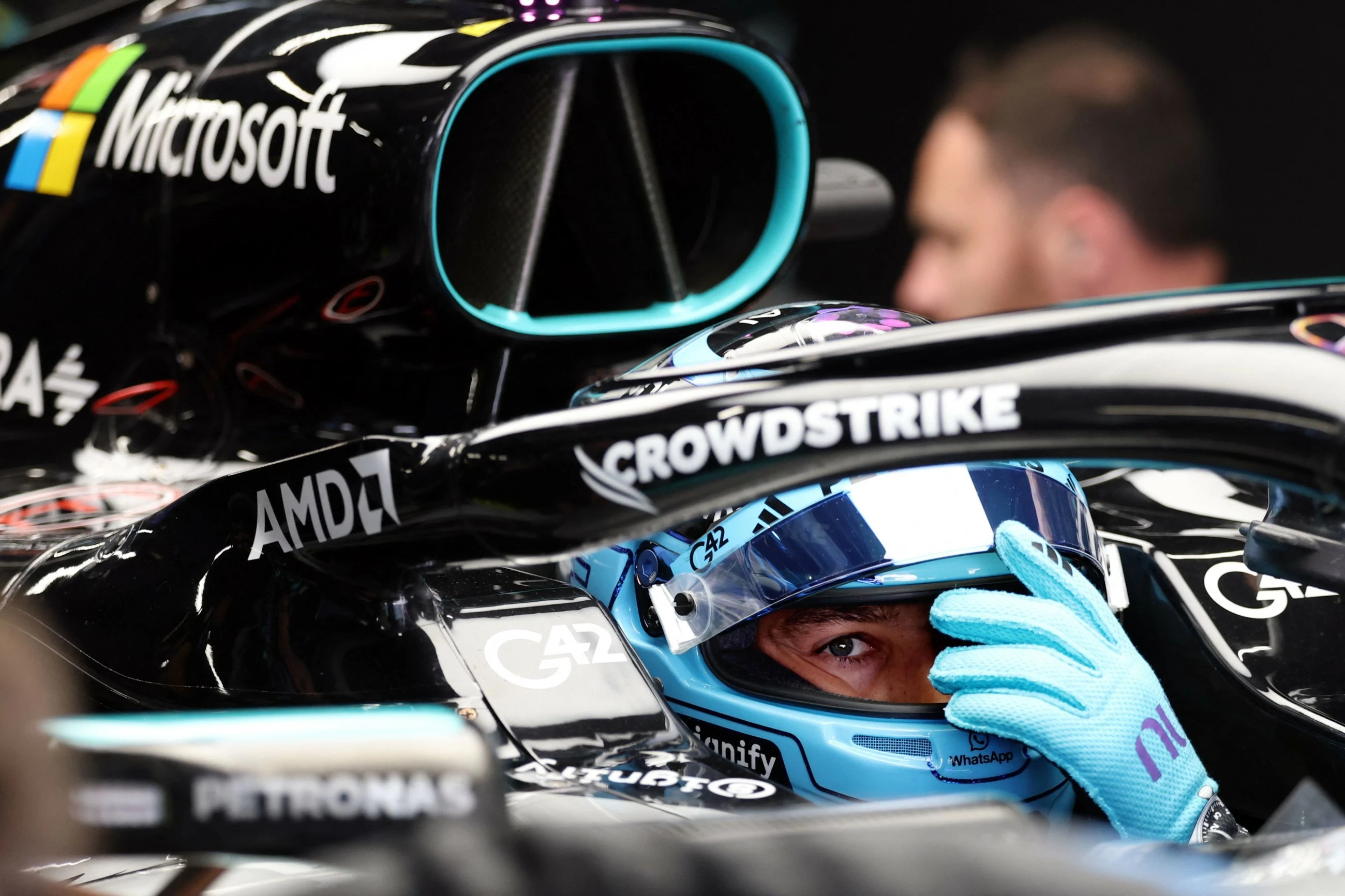 McLaren's Norris pips Russell in second Barcelona F1 practice