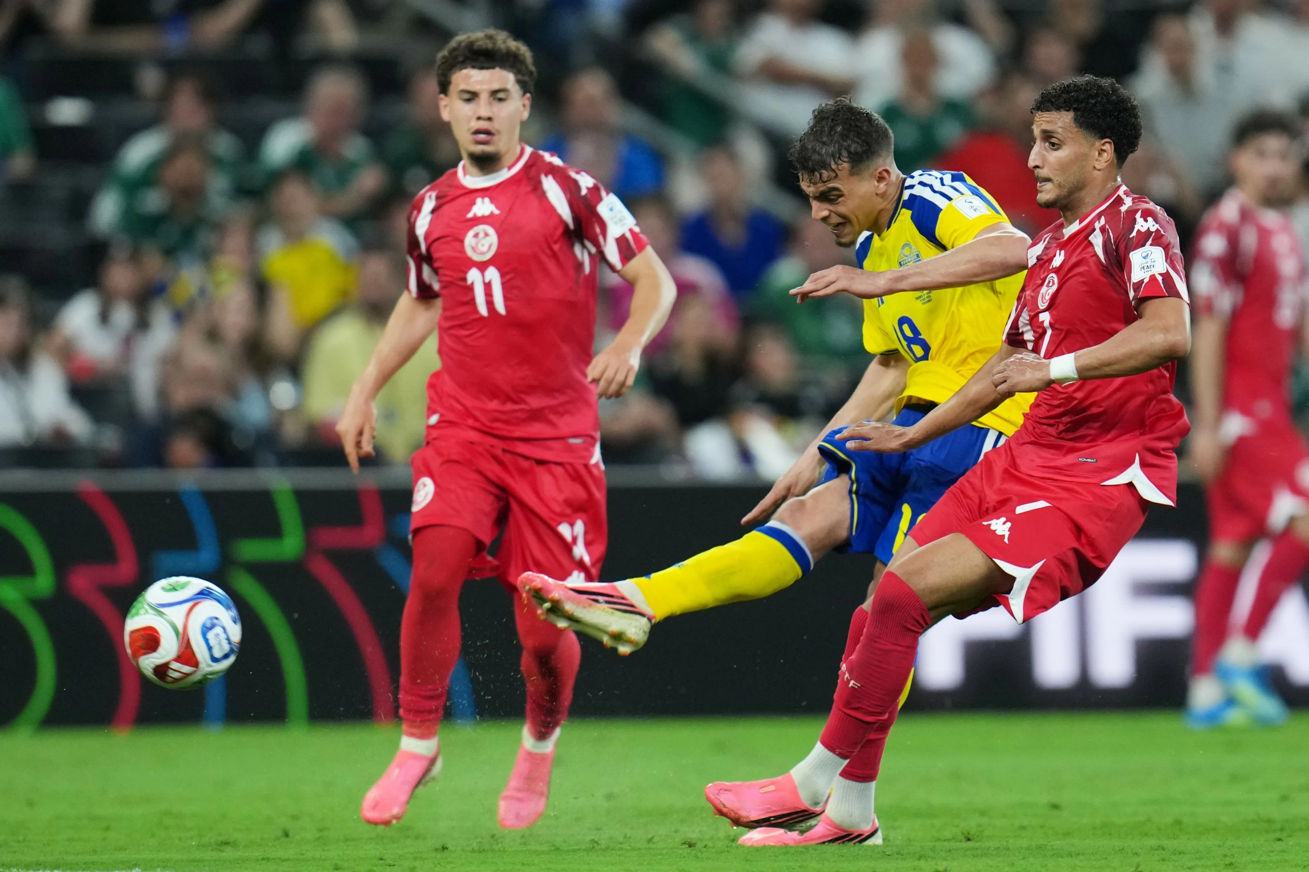 Sweden's player Yasin Ayari apologises for scoring World Cup goal against father's home country Tunisia