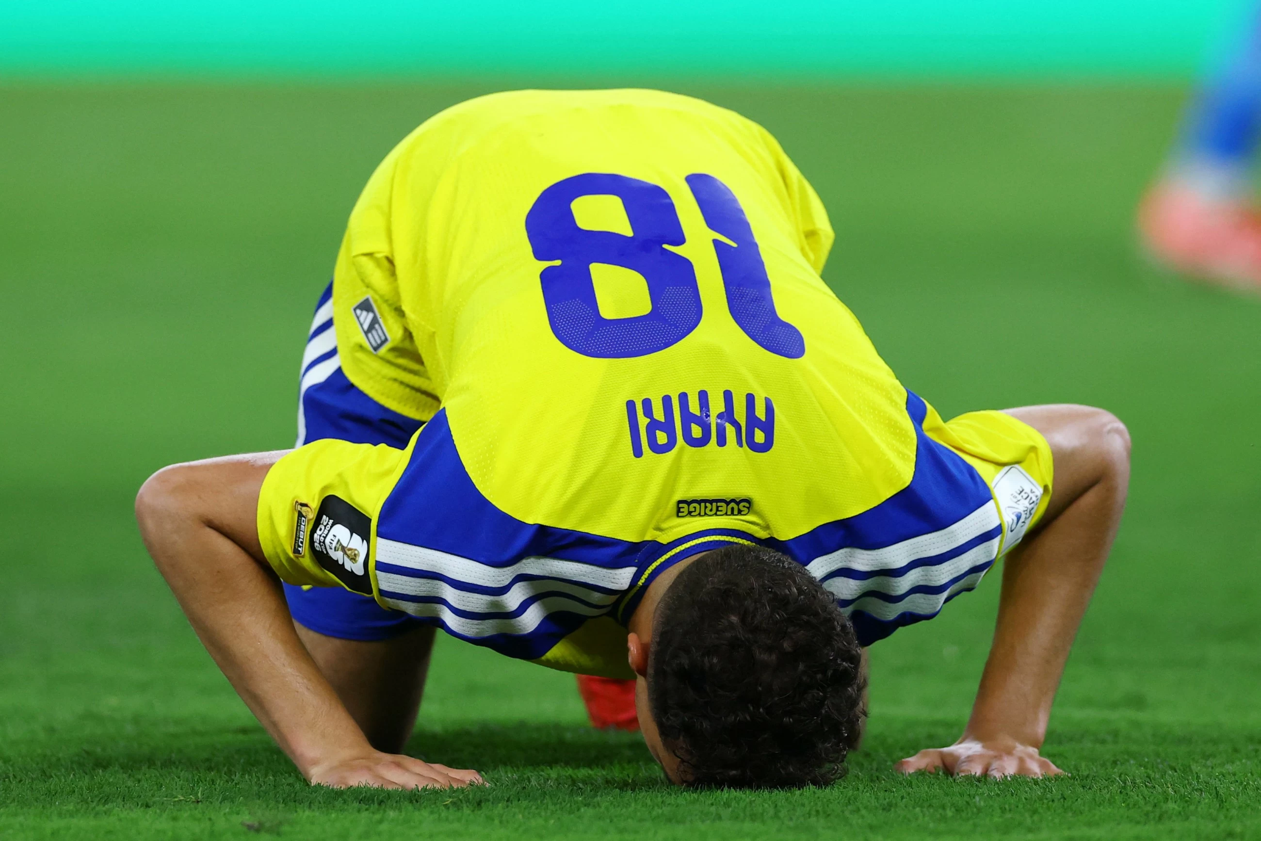 Sweden's player Yasin Ayari apologises for scoring World Cup goal against father's home country Tunisia