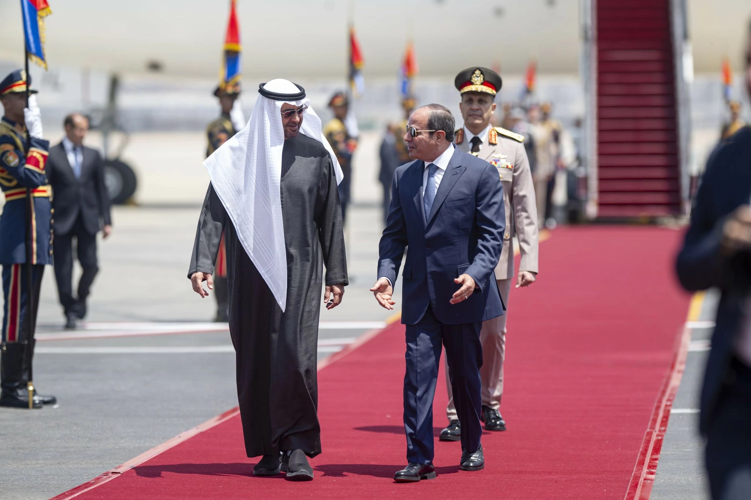UAE and Egypt Presidents discuss bilateral ties and regional developments