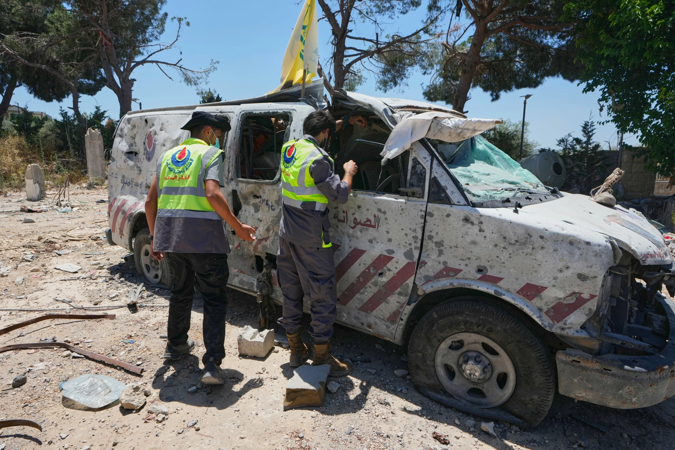 Several Israeli strikes hit south Lebanon