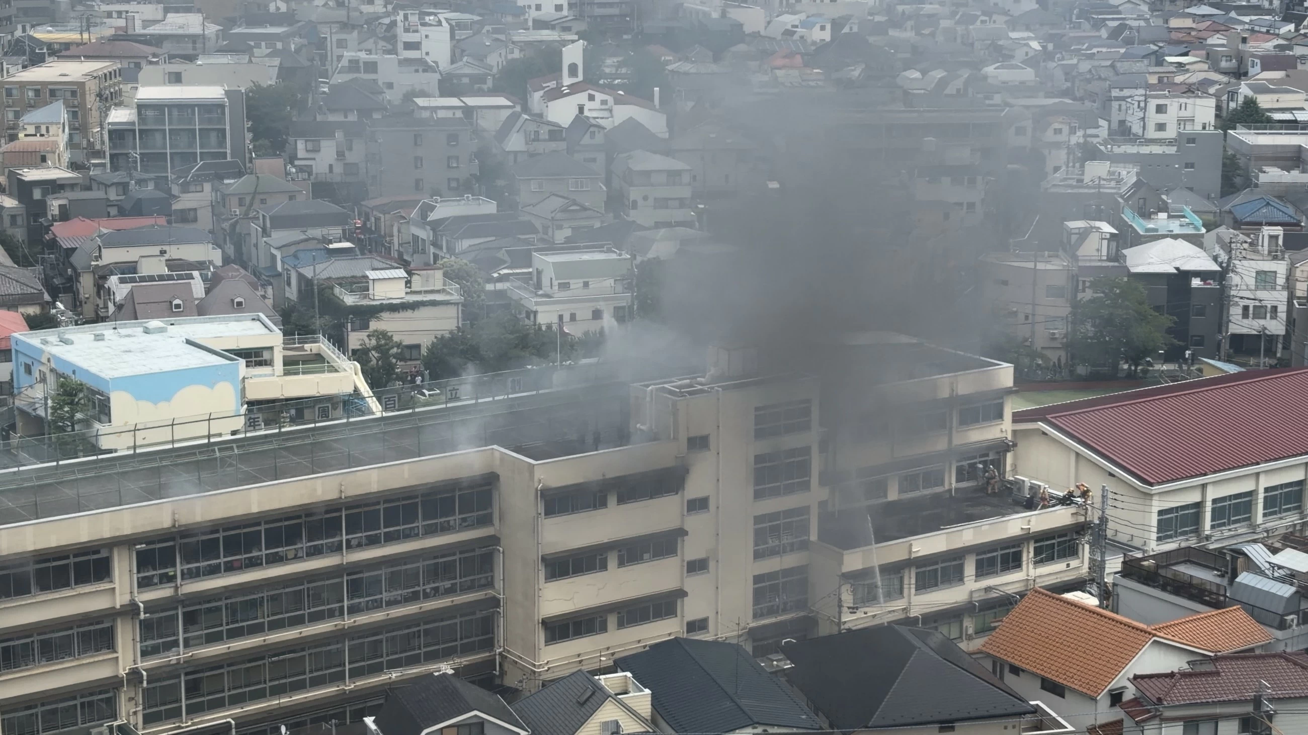 300 children, teachers 'evacuated or rescued,' 11 hurt after fire breaks out at Tokyo school