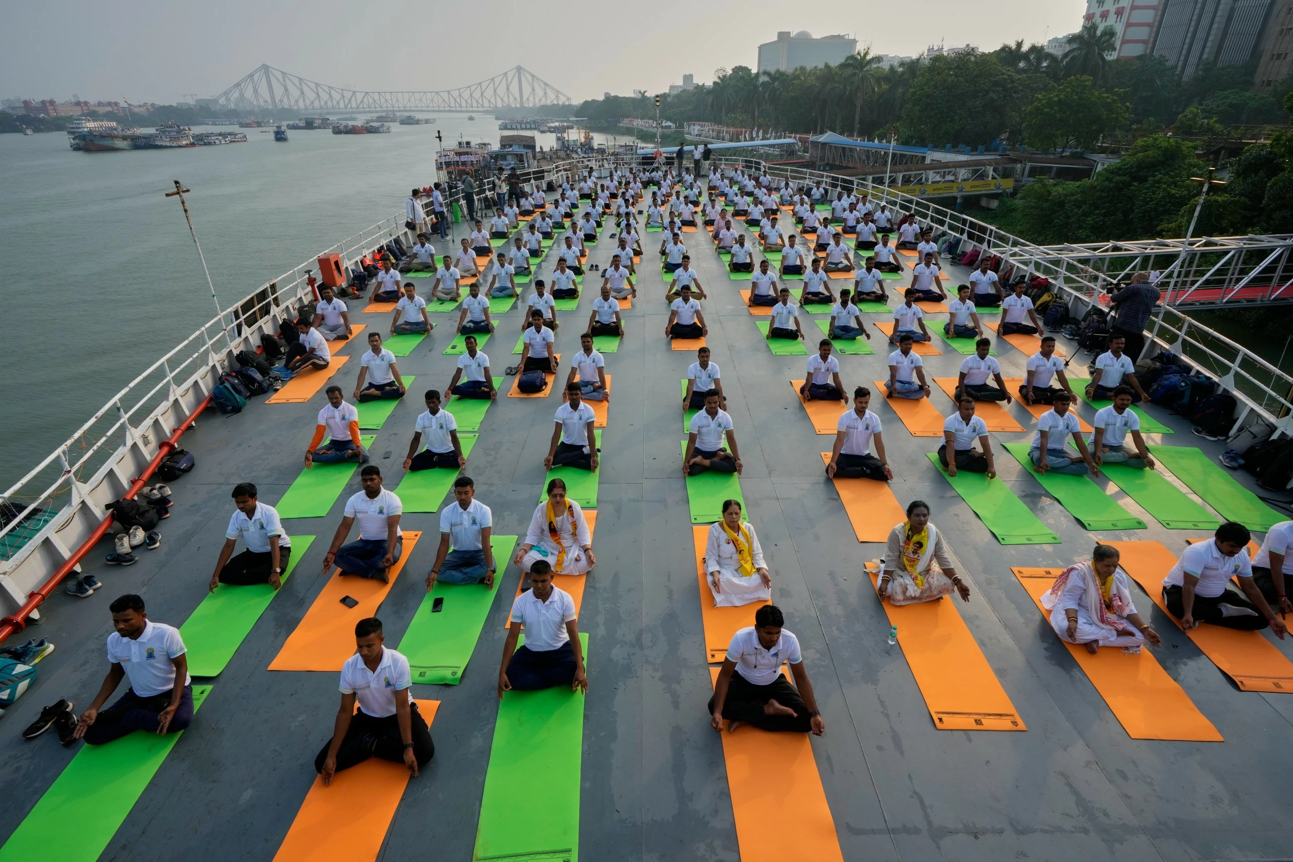 Yoga grips whole world, from Jebel Hafeet to Pyramids of Giza