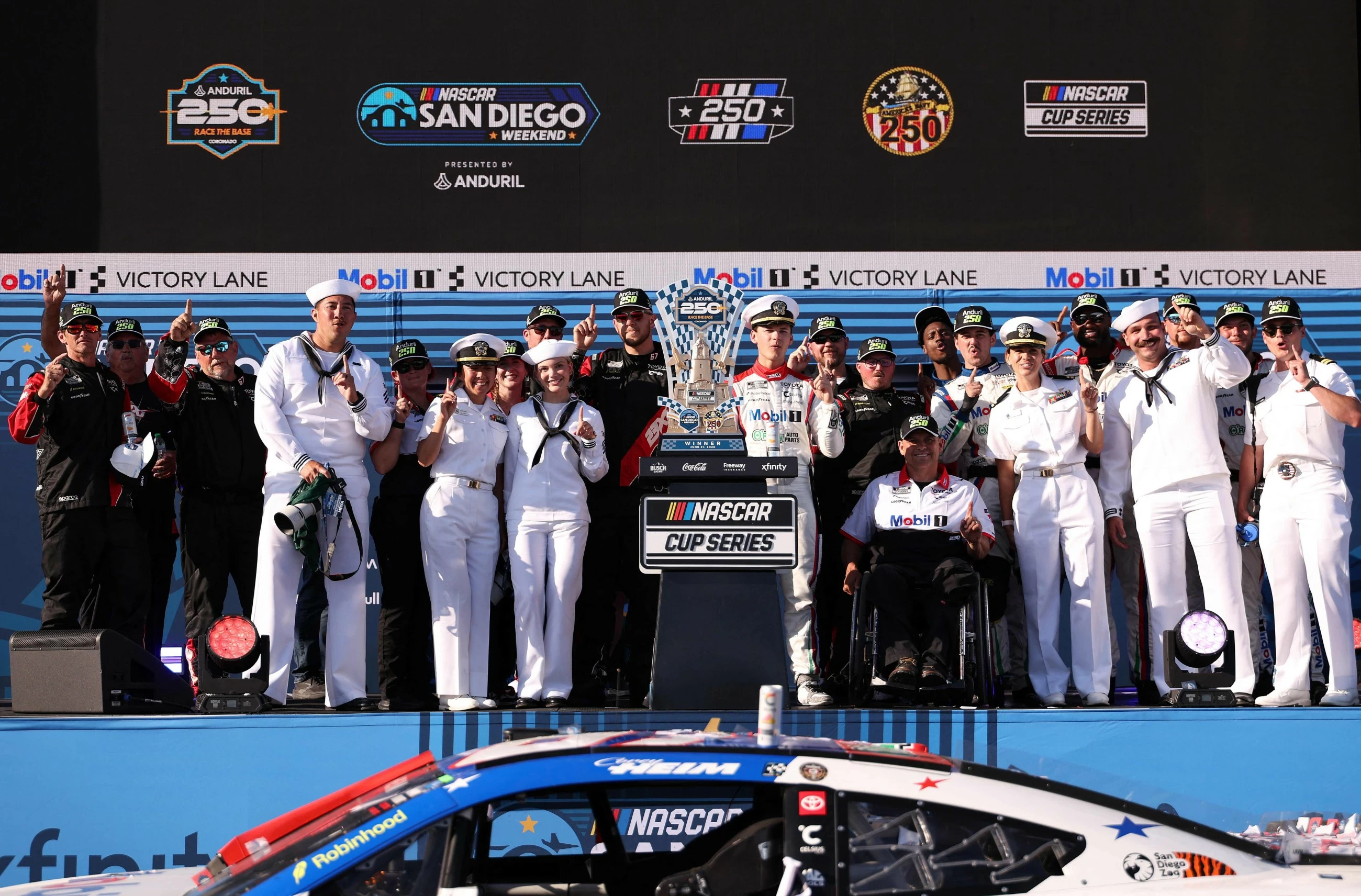 Corey Heim outduels Tyler Reddick for first NASCAR Cup win at inaugural San Diego race