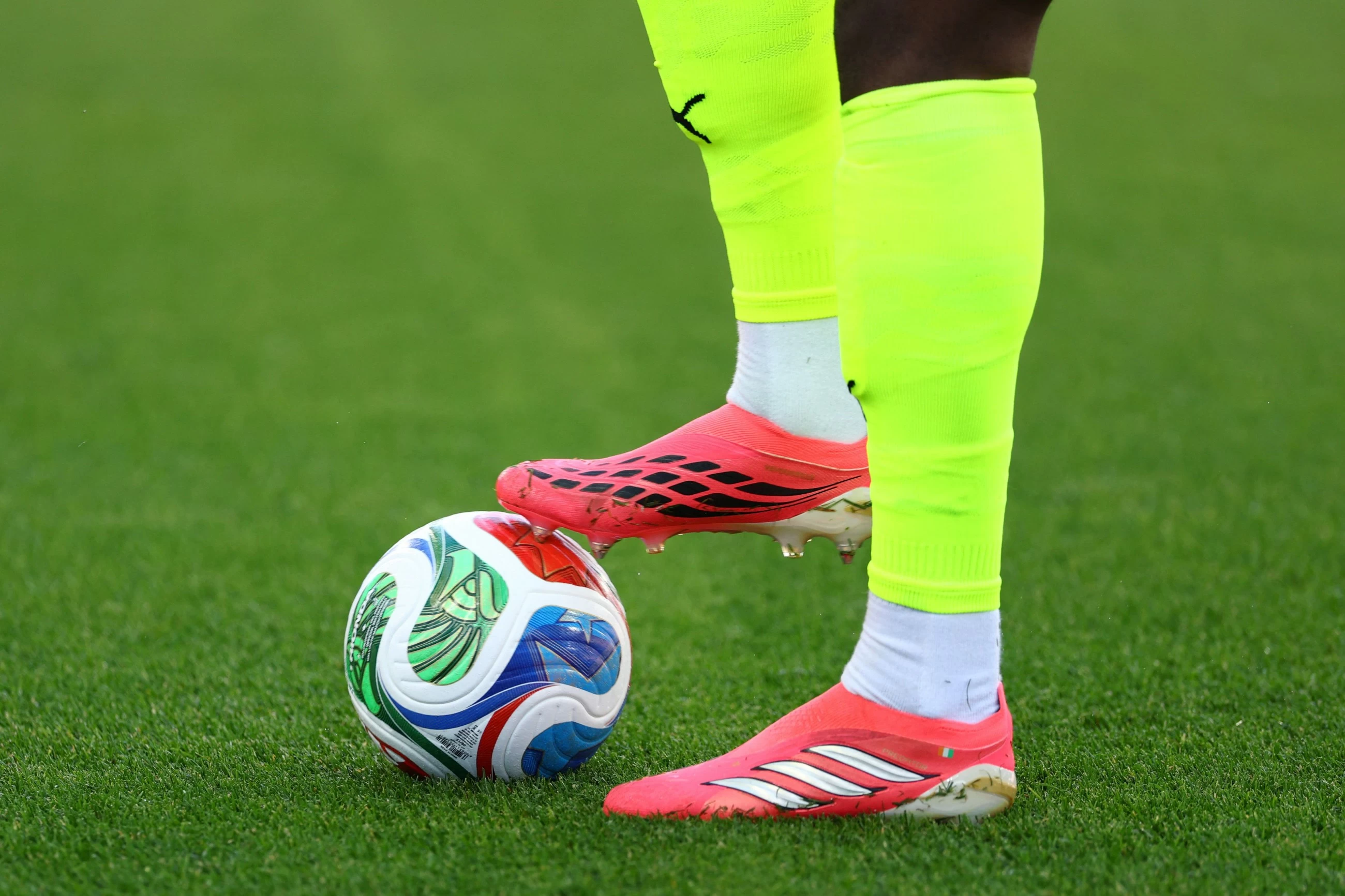 Pink boots are everywhere at the World Cup as the colour becomes a soccer star