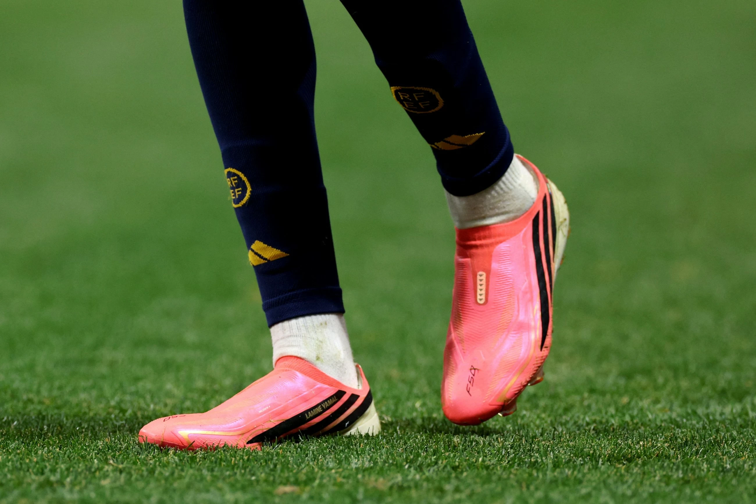 Pink boots are everywhere at the World Cup as the colour becomes a soccer star