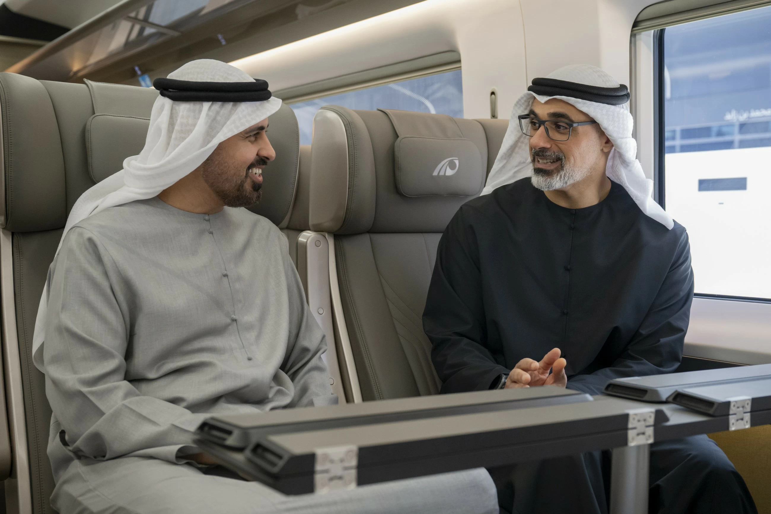Sheikh Khaled inaugurates MBZ City Passenger Train Station