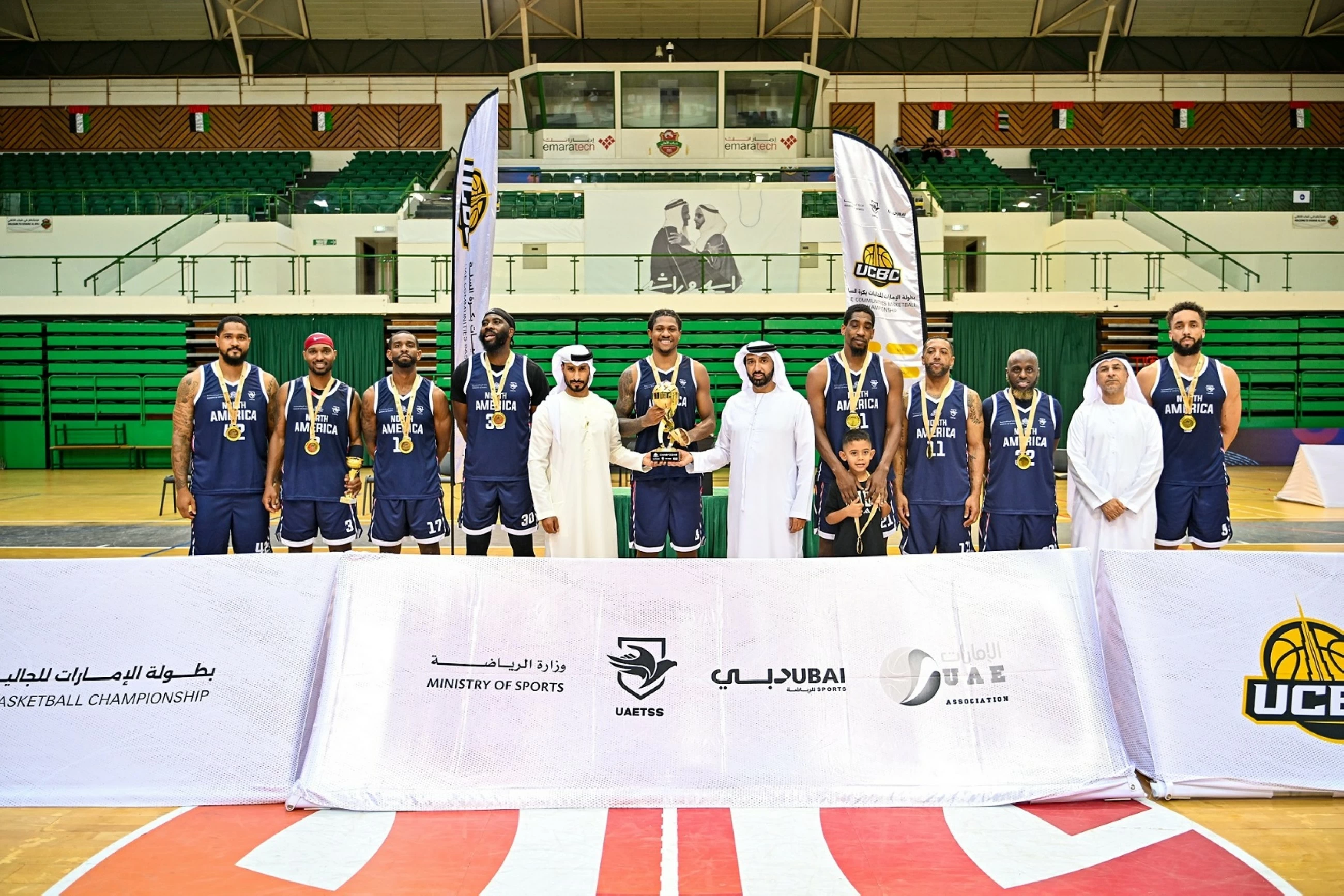 North America beat Senegal to win UAE Communities Basketball championship crown