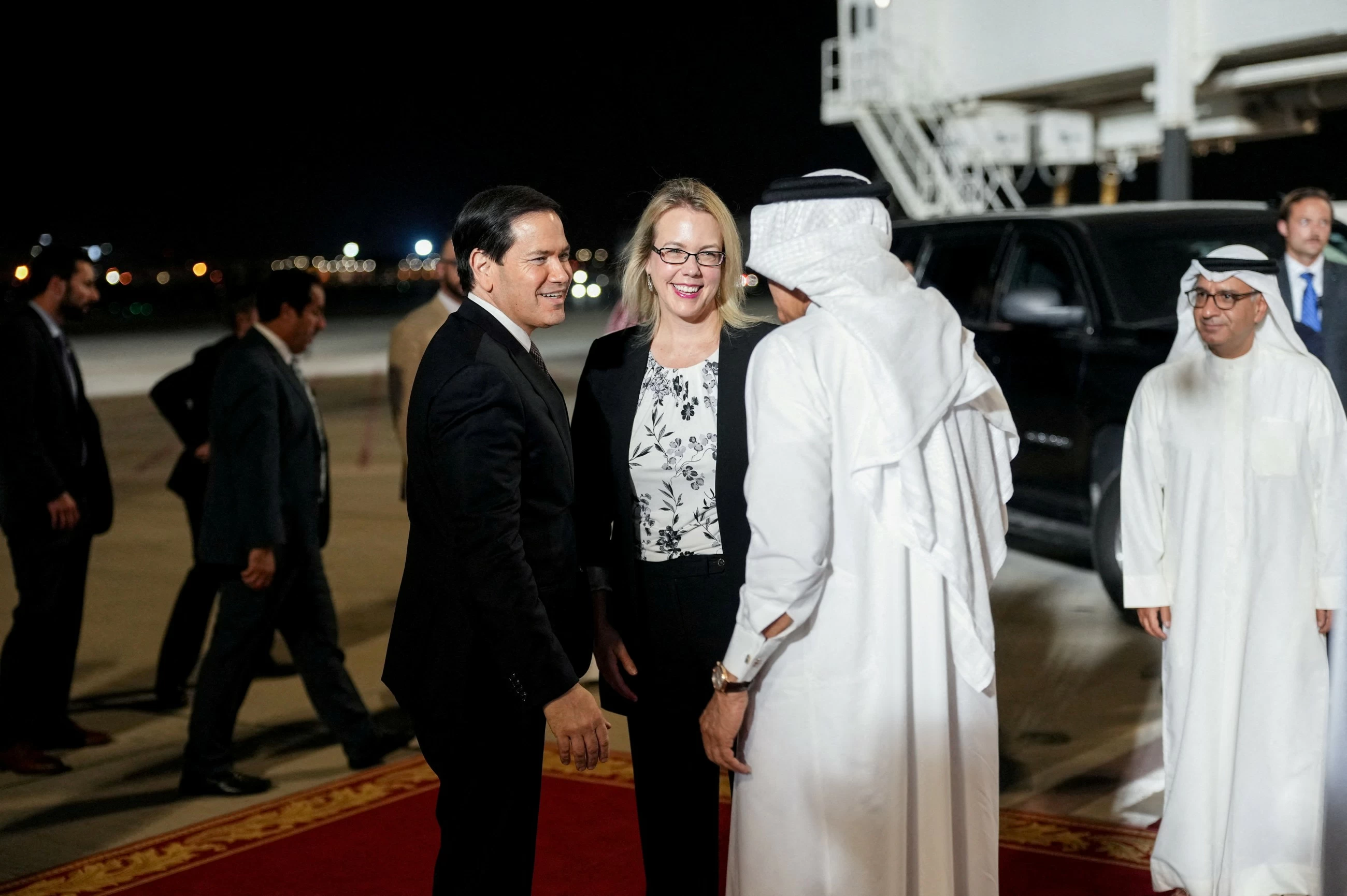 Rubio in Bahrain as US-Iran diplomacy ramps up