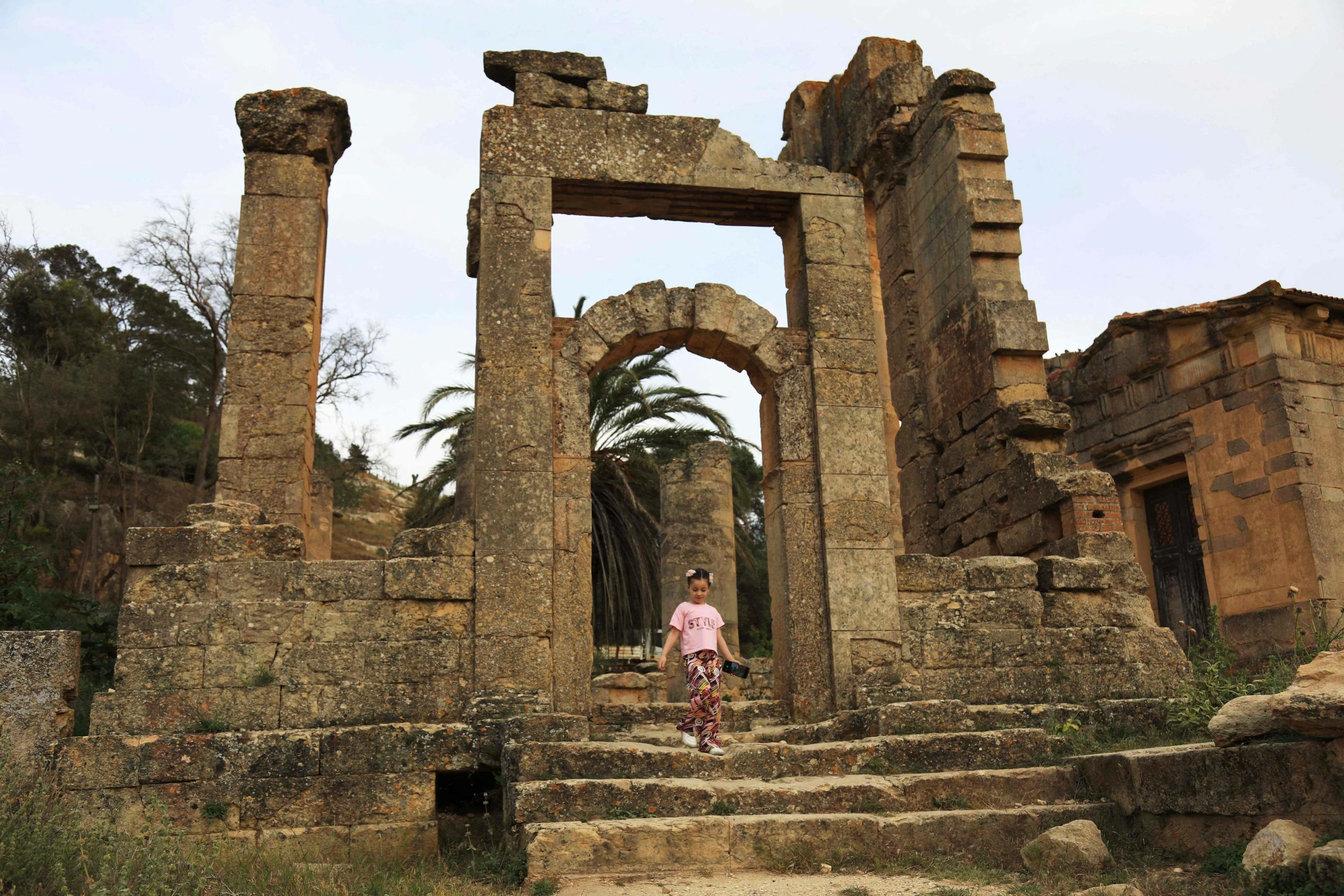 Libyan archaeologists battle to save ancient Greek ruins in east of country