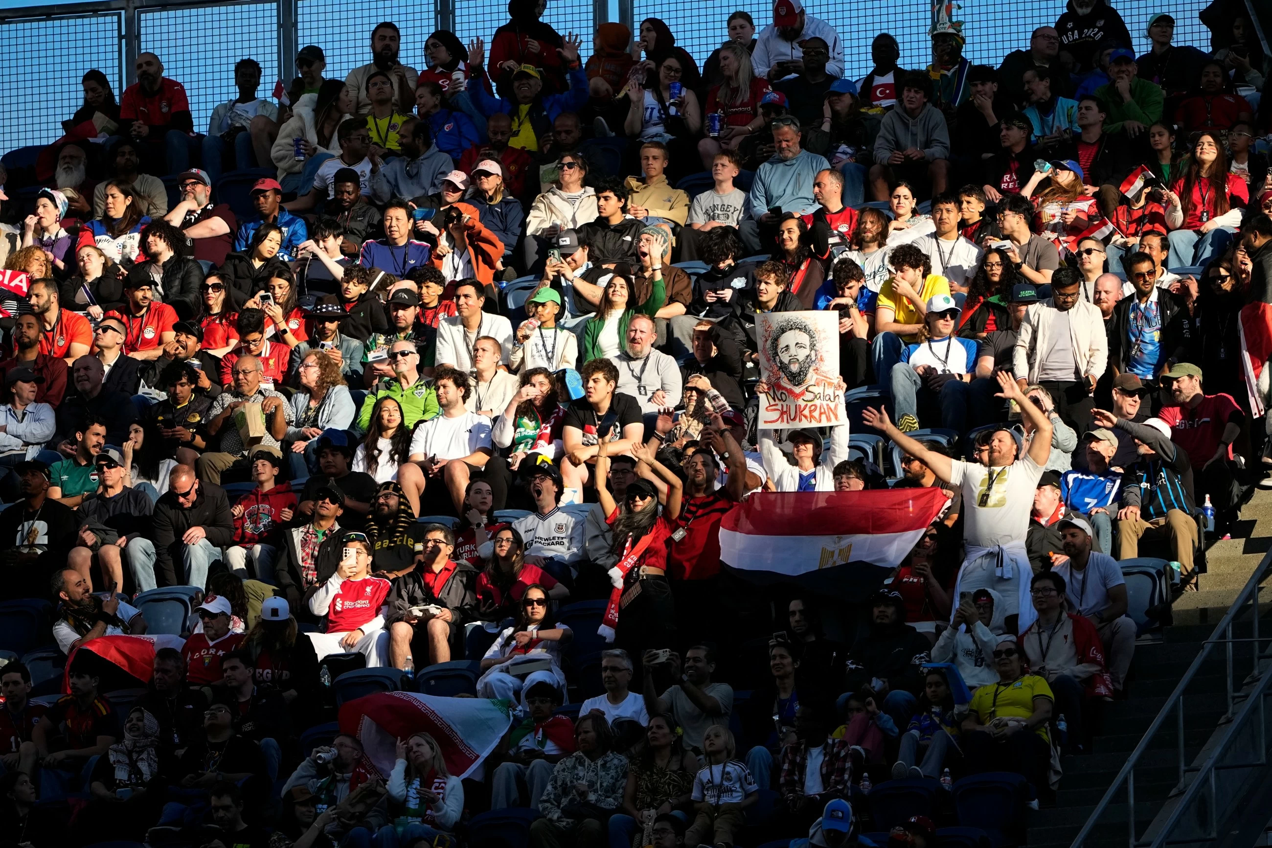 Egypt survives with 1-1 draw against Iran, advances past group stage for 1st time at World Cup