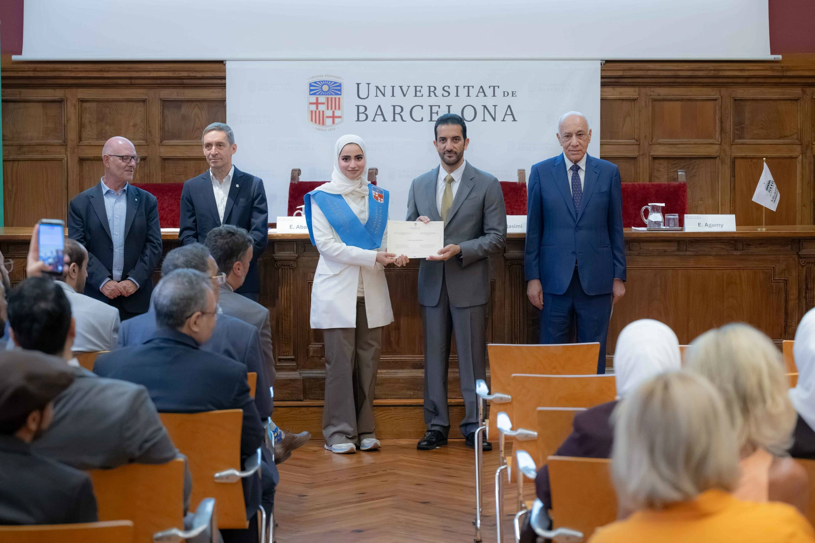 Use knowledge not just to inform but also to inspire, Sultan Bin Ahmed tells UoS graduates in Barcelona