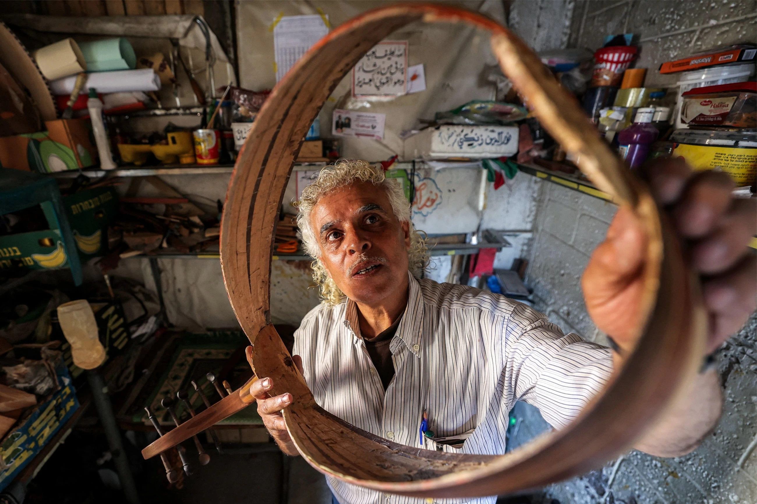 From rubble to music &ndash; Gaza's oud repairman seeks to preserve a key part of Palestinian identity