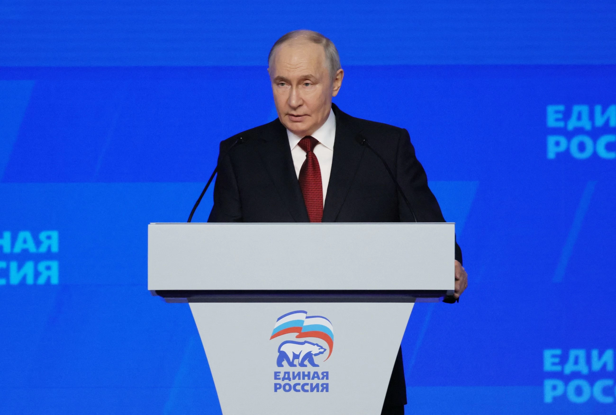 Putin says Russia is going through a difficult period that has taught it much